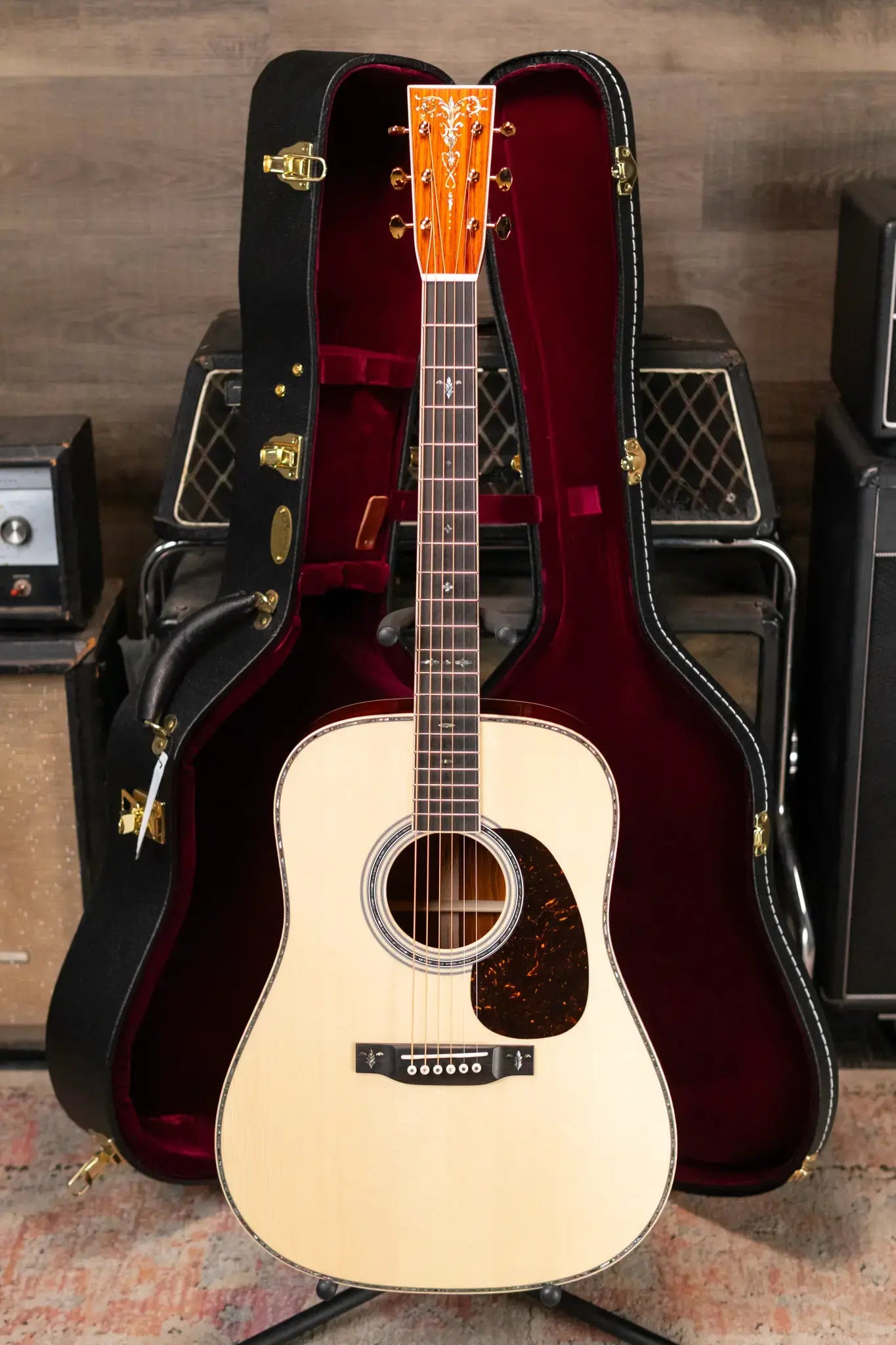 Martin Custom Shop Style 45 Dreadnought Acoustic Guitar - Cocobolo with Hardshell Case