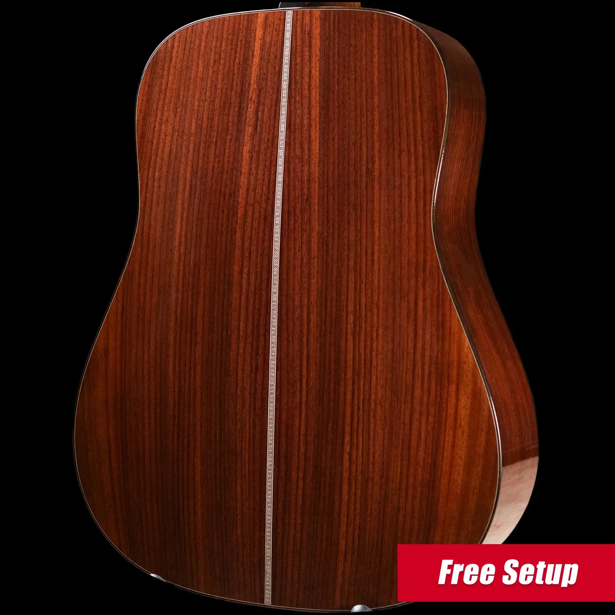 Martin Custom Shop Dreadnought Acoustic Guitar - East Indian Rosewood with Hardshell Case