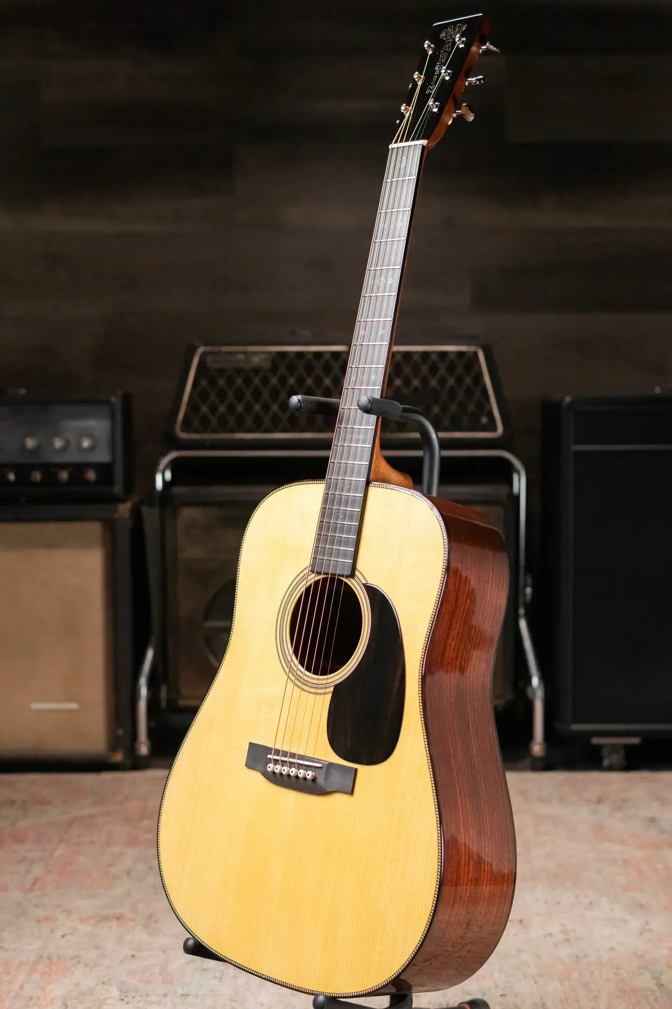 Martin Custom Shop Dreadnought Acoustic Guitar - East Indian Rosewood with Hardshell Case
