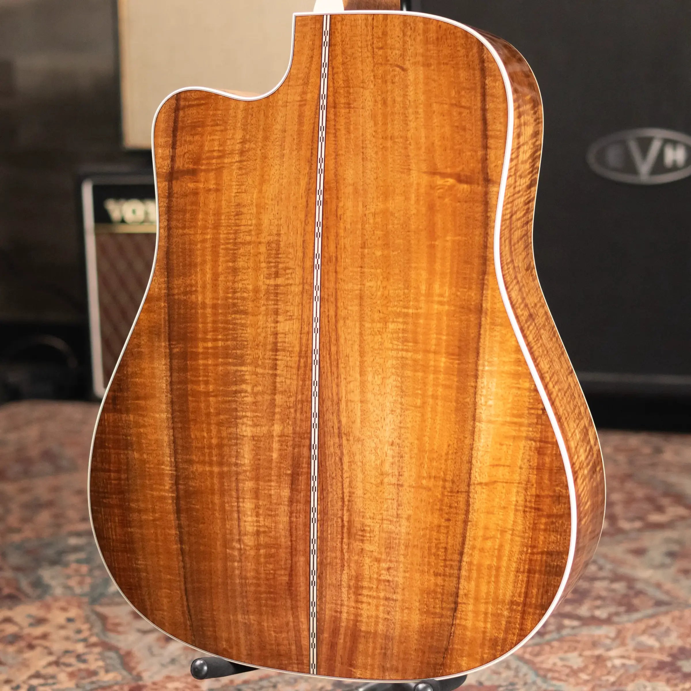 Martin Custom Shop Dreadnought Acoustic Guitar - Extra Figured Koa with Hardshell Case