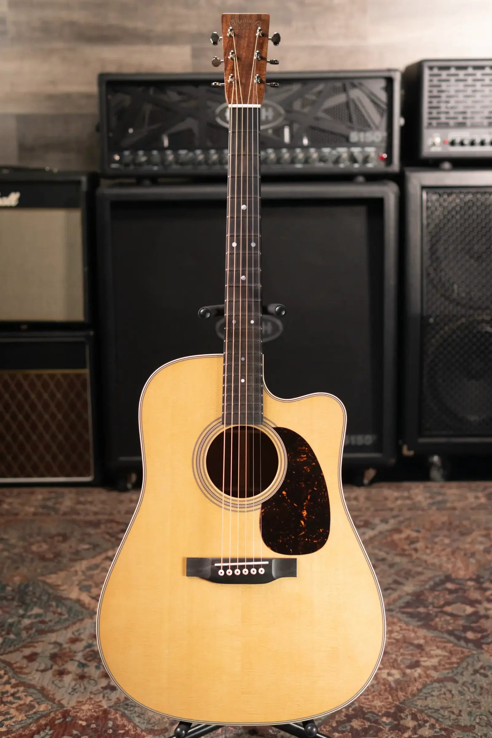 Martin Custom Shop Dreadnought Acoustic Guitar - Extra Figured Koa with Hardshell Case