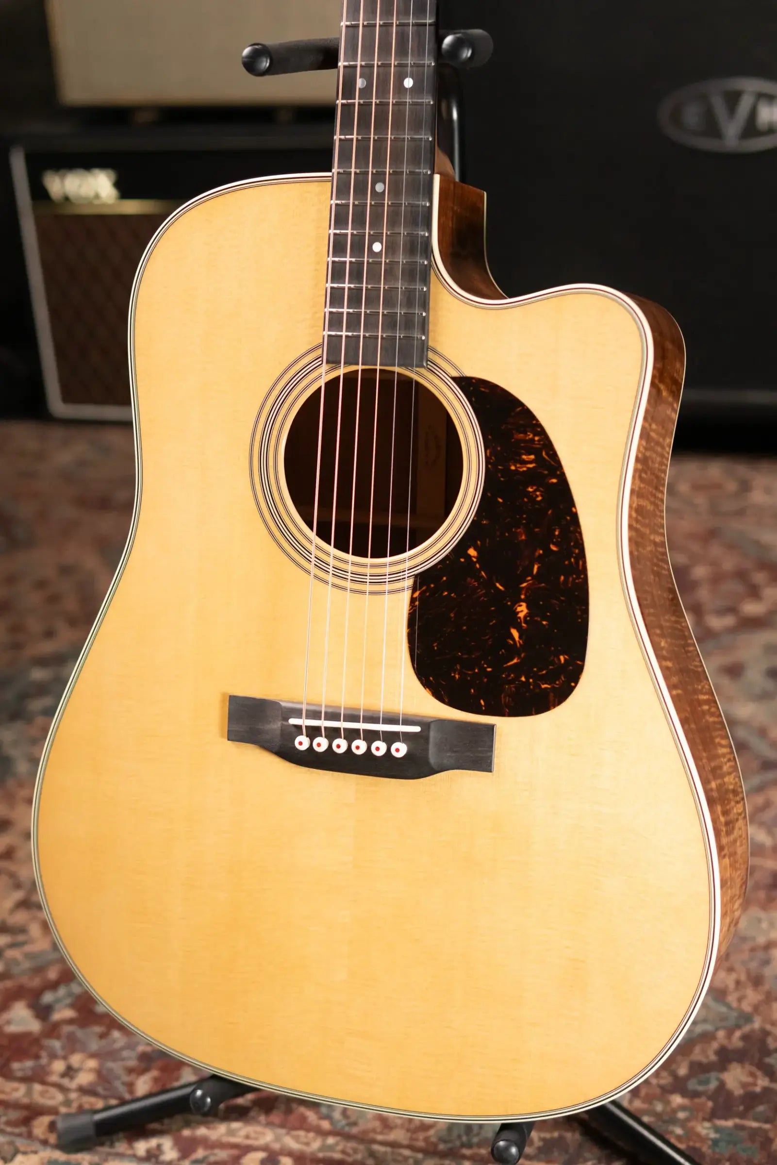 Martin Custom Shop Dreadnought Acoustic Guitar - Extra Figured Koa with Hardshell Case