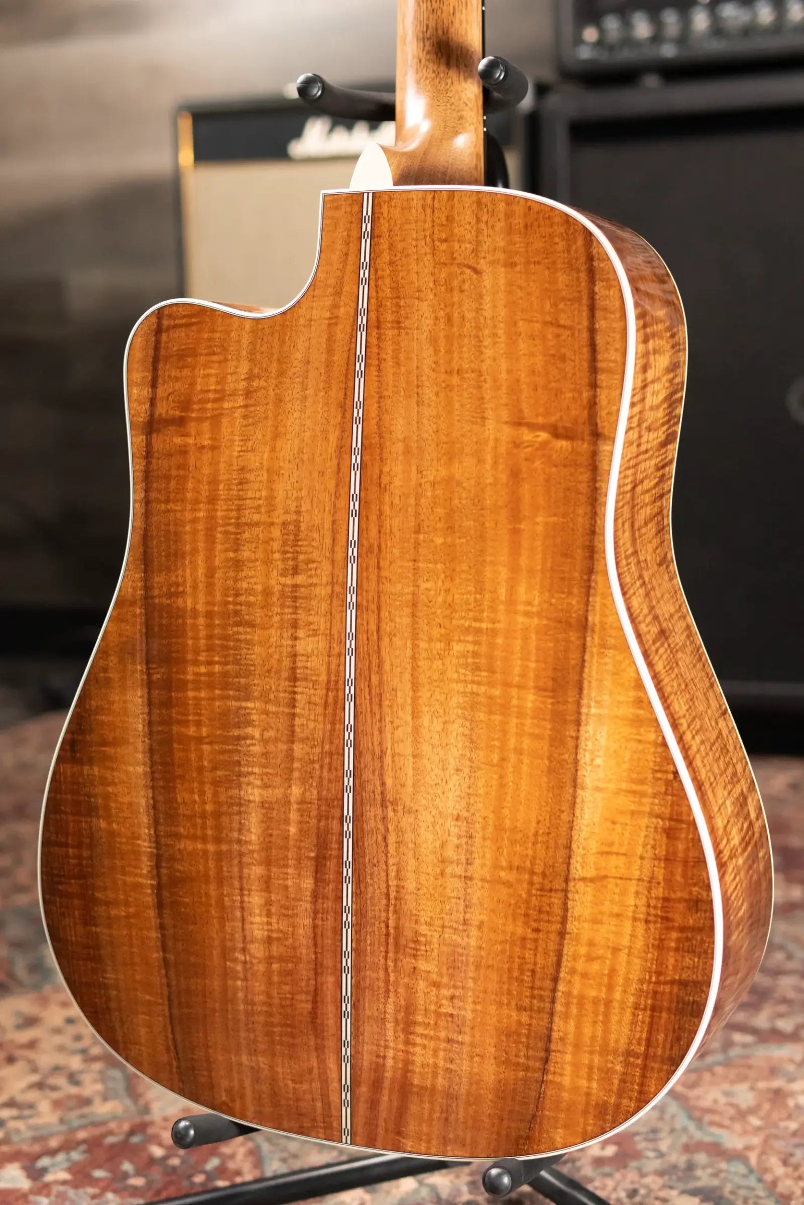 Martin Custom Shop Dreadnought Acoustic Guitar - Extra Figured Koa with Hardshell Case