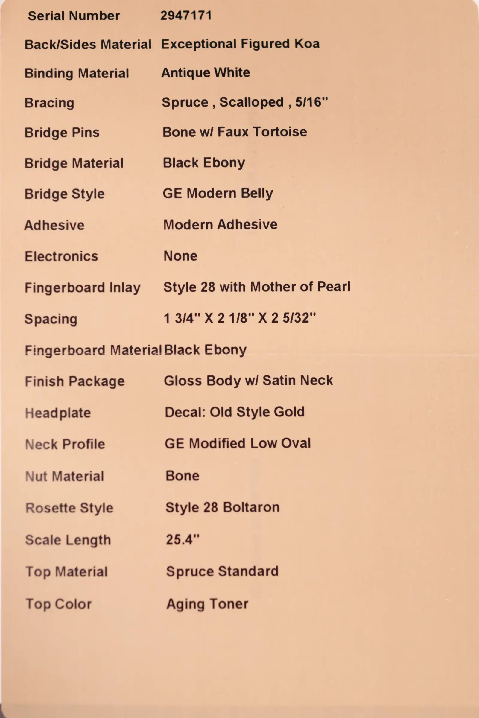 Martin Custom Shop Dreadnought Acoustic Guitar - Extra Figured Koa with Hardshell Case