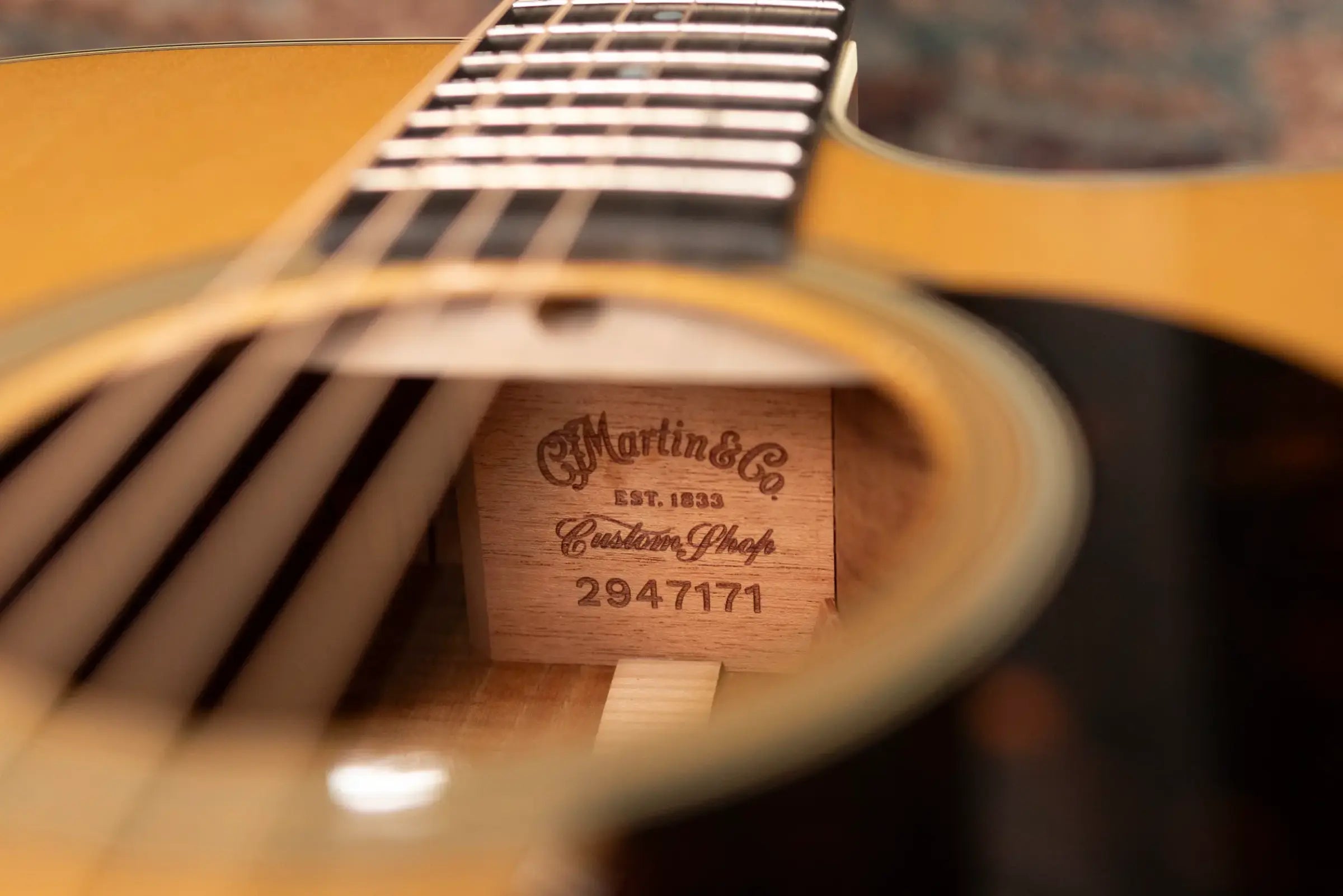 Martin Custom Shop Dreadnought Acoustic Guitar - Extra Figured Koa with Hardshell Case