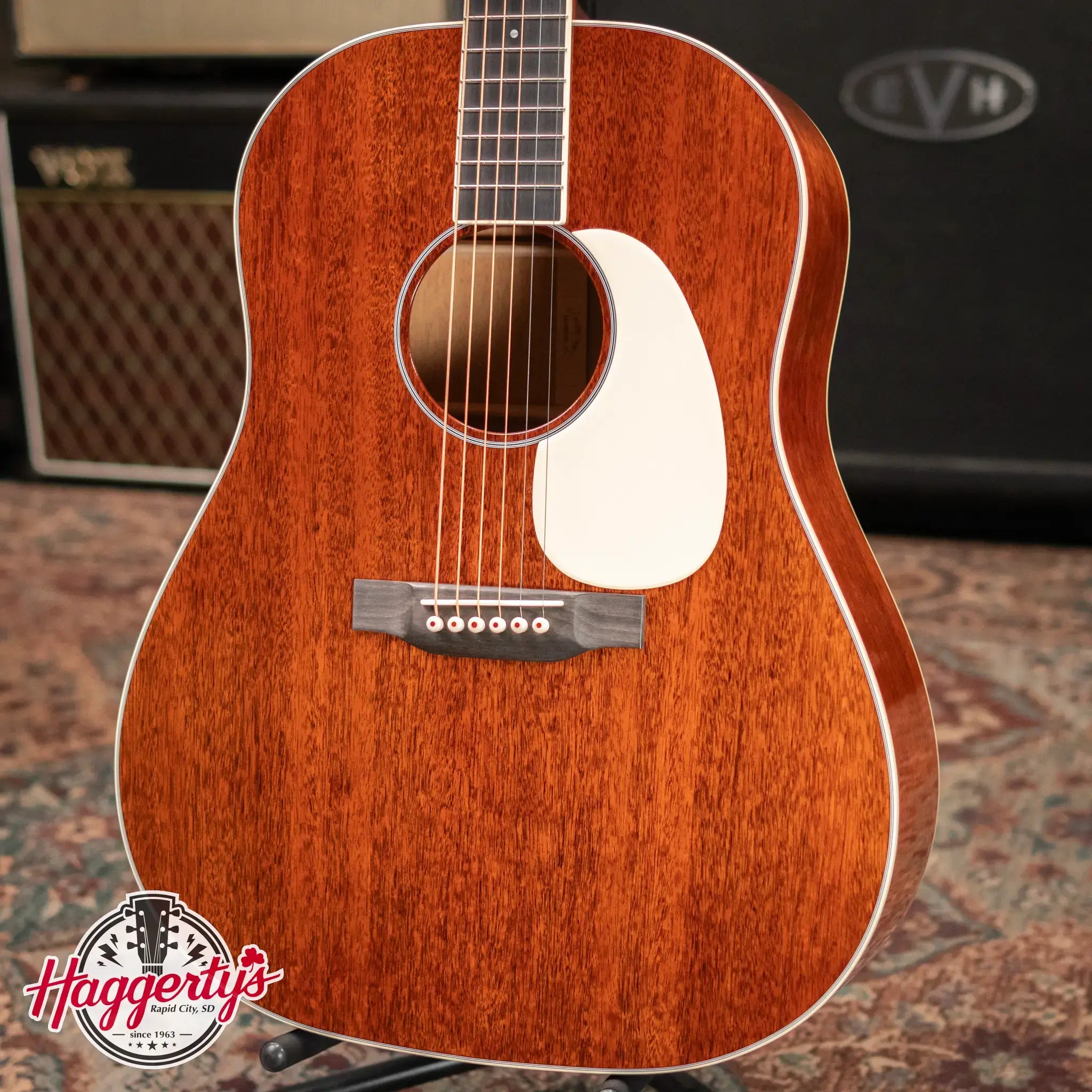 Martin Custom Shop Dreadnought Acoustic Guitar - Mahogany with Hardshell Case