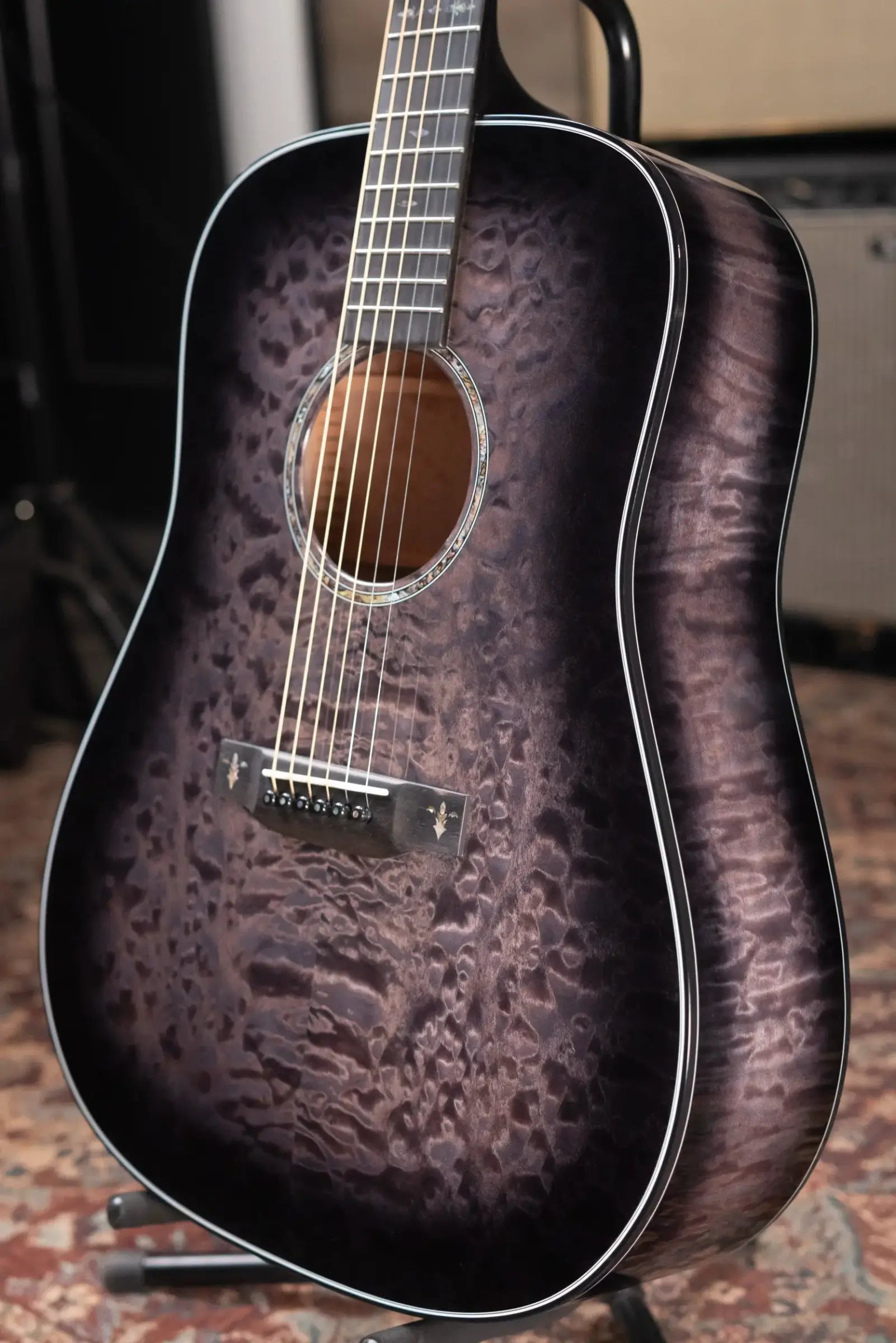 Martin Custom Shop Style 45 D-14F Acoustic Guitar - Deep Quilted Maple with Hardshell Case