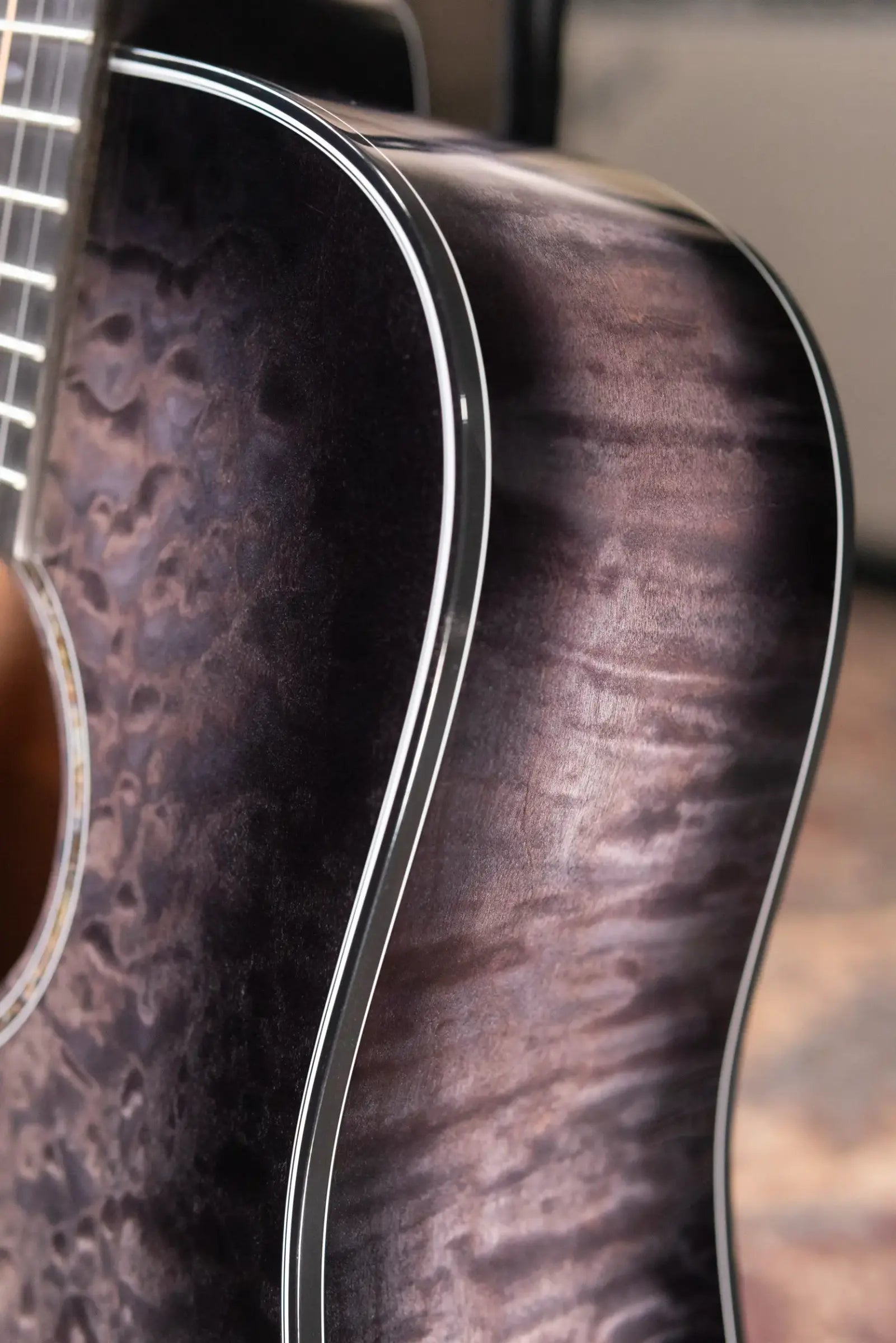 Martin Custom Shop Style 45 D-14F Acoustic Guitar - Deep Quilted Maple with Hardshell Case