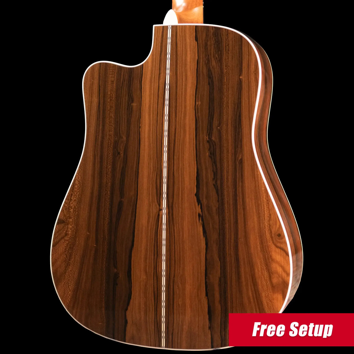 Martin Custom Shop Dreadnought Acoustic Guitar - Ziricote with Hardshell Case