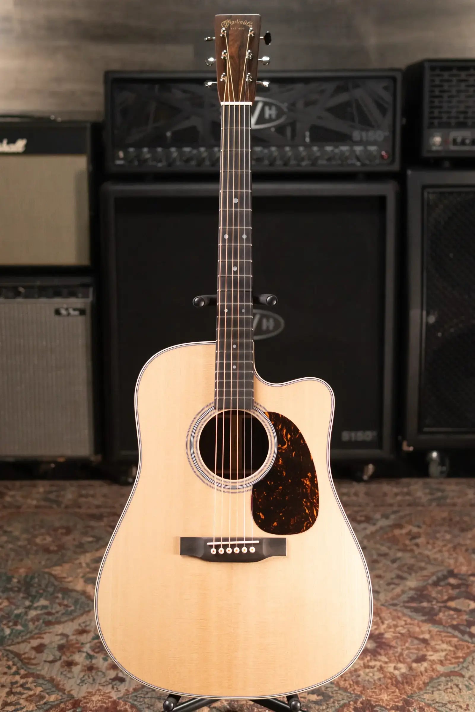 Martin Custom Shop Dreadnought Acoustic Guitar - Ziricote with Hardshell Case