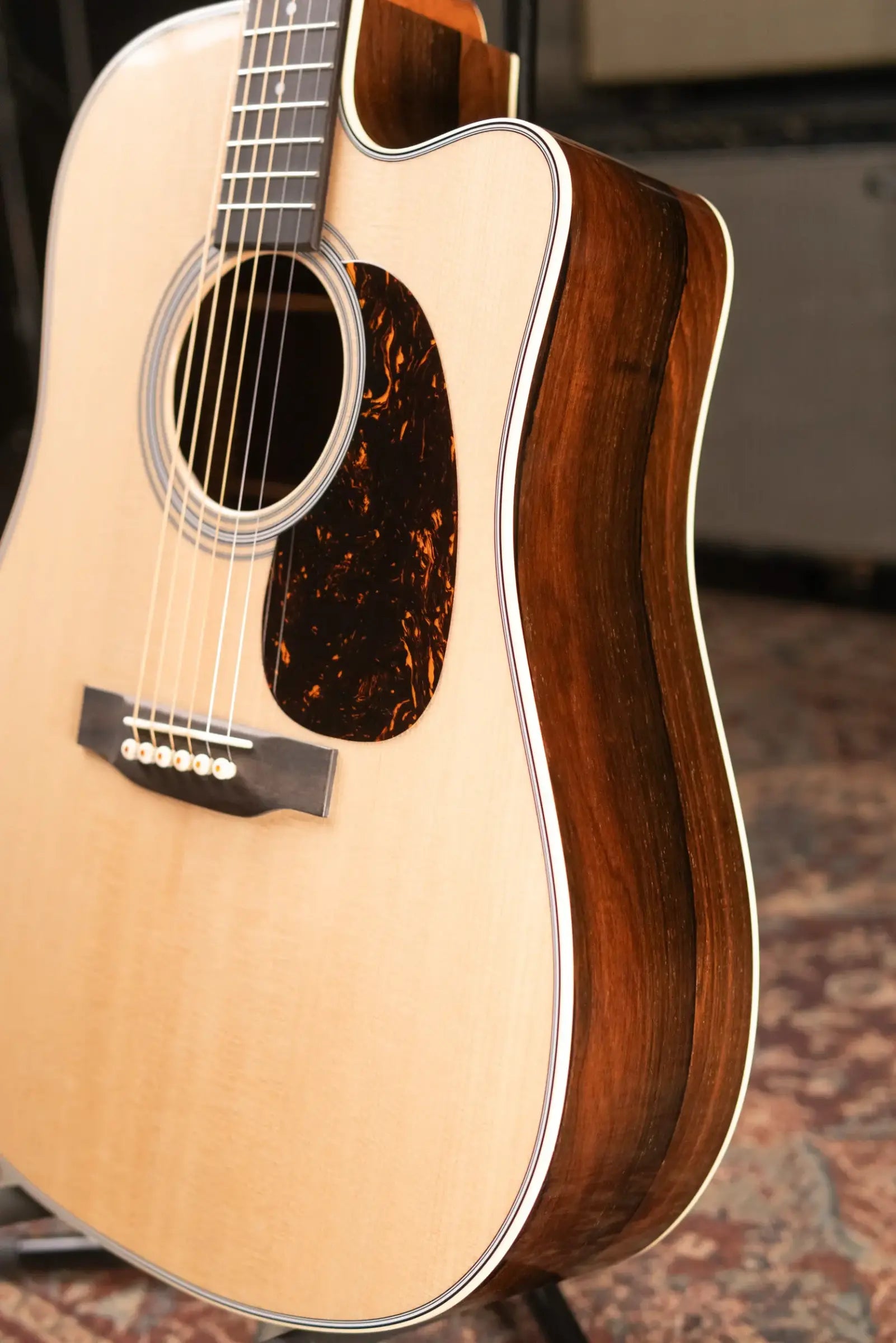 Martin Custom Shop Dreadnought Acoustic Guitar - Ziricote with Hardshell Case