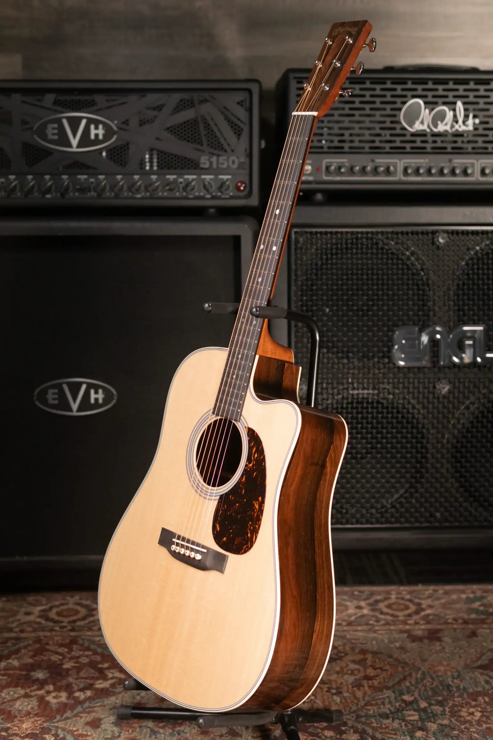 Martin Custom Shop Dreadnought Acoustic Guitar - Ziricote with Hardshell Case