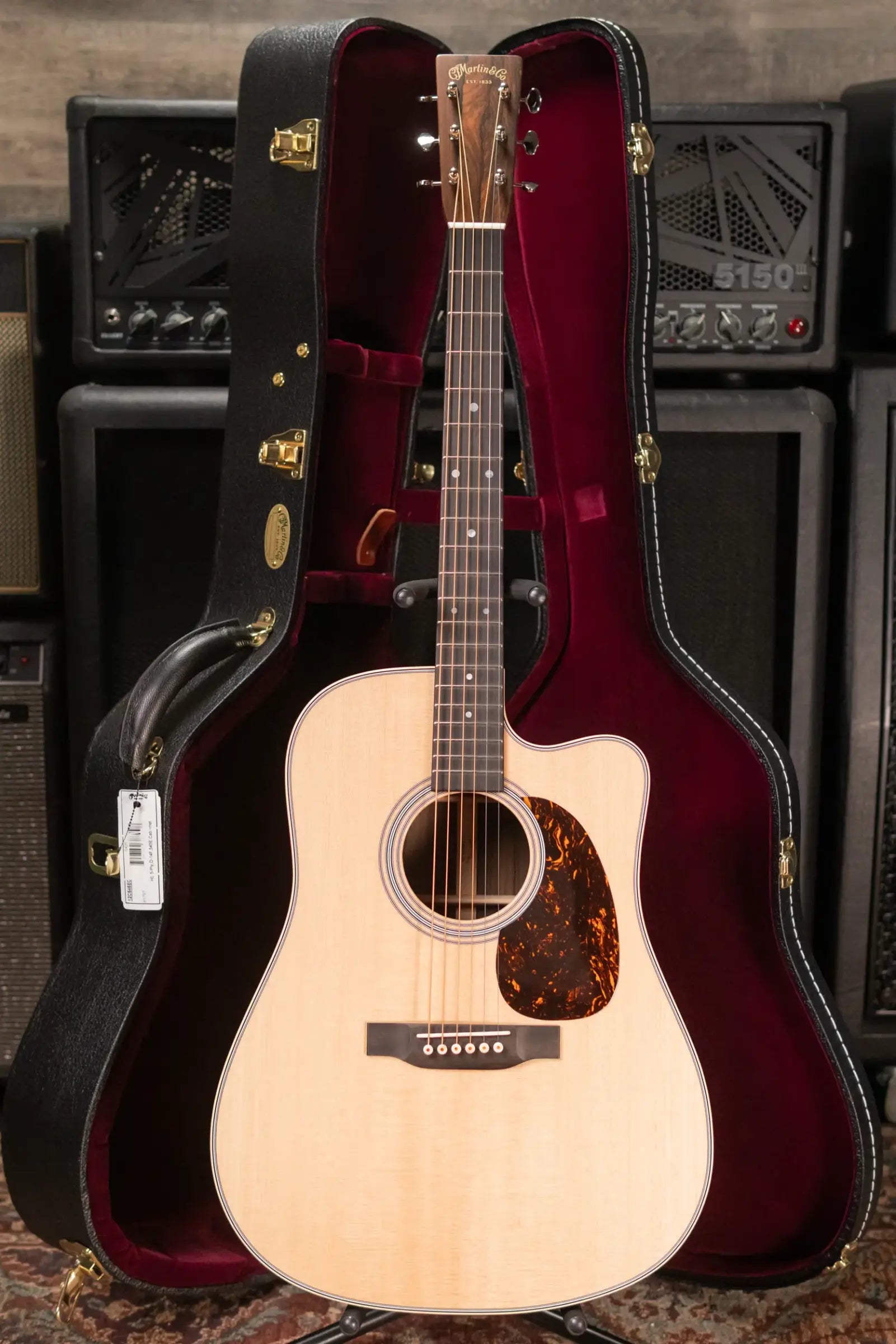 Martin Custom Shop Dreadnought Acoustic Guitar - Ziricote with Hardshell Case