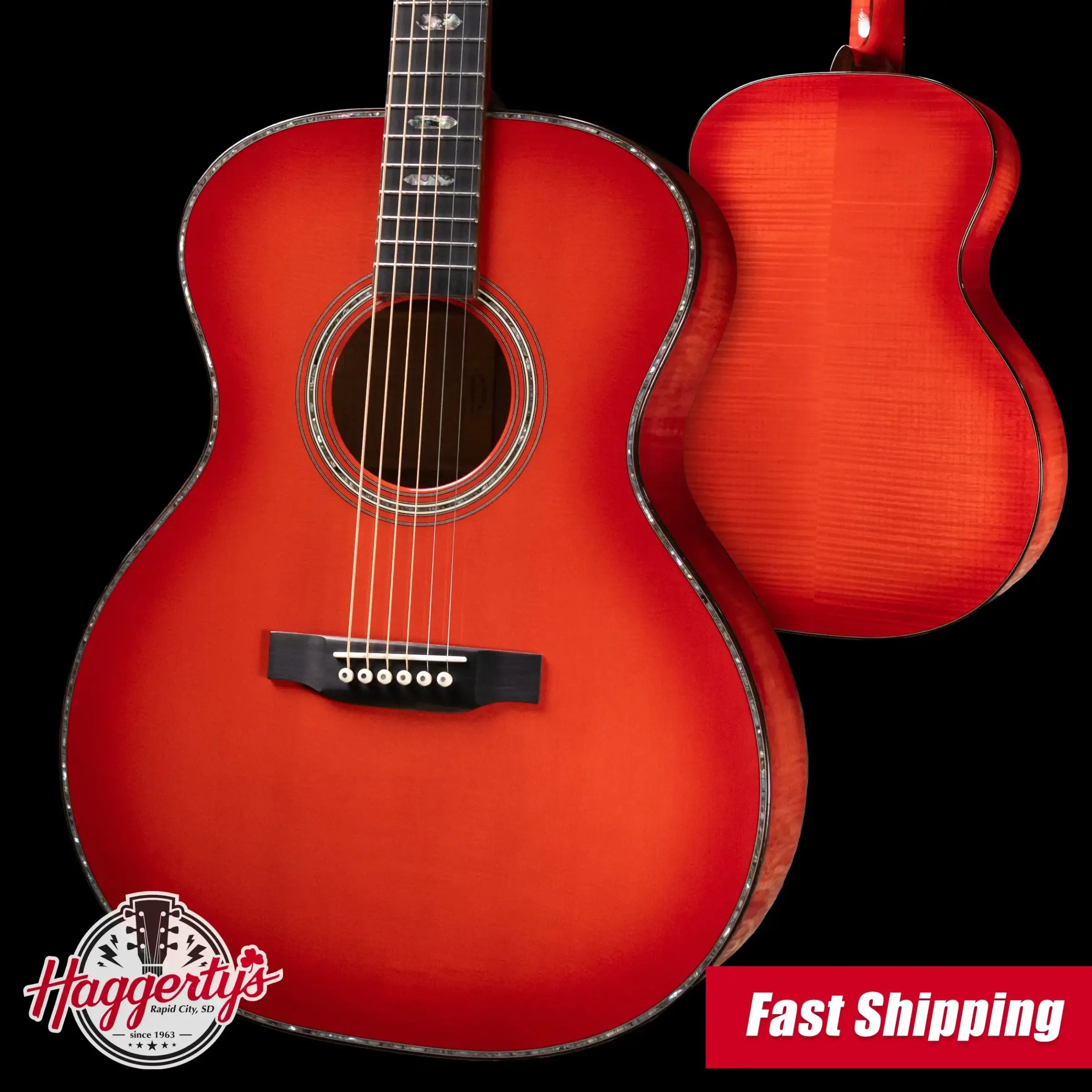Martin Custom Shop NAMM 2025 Grand Performance Acoustic Guitar - Flame Maple with Hardshell Case - Used