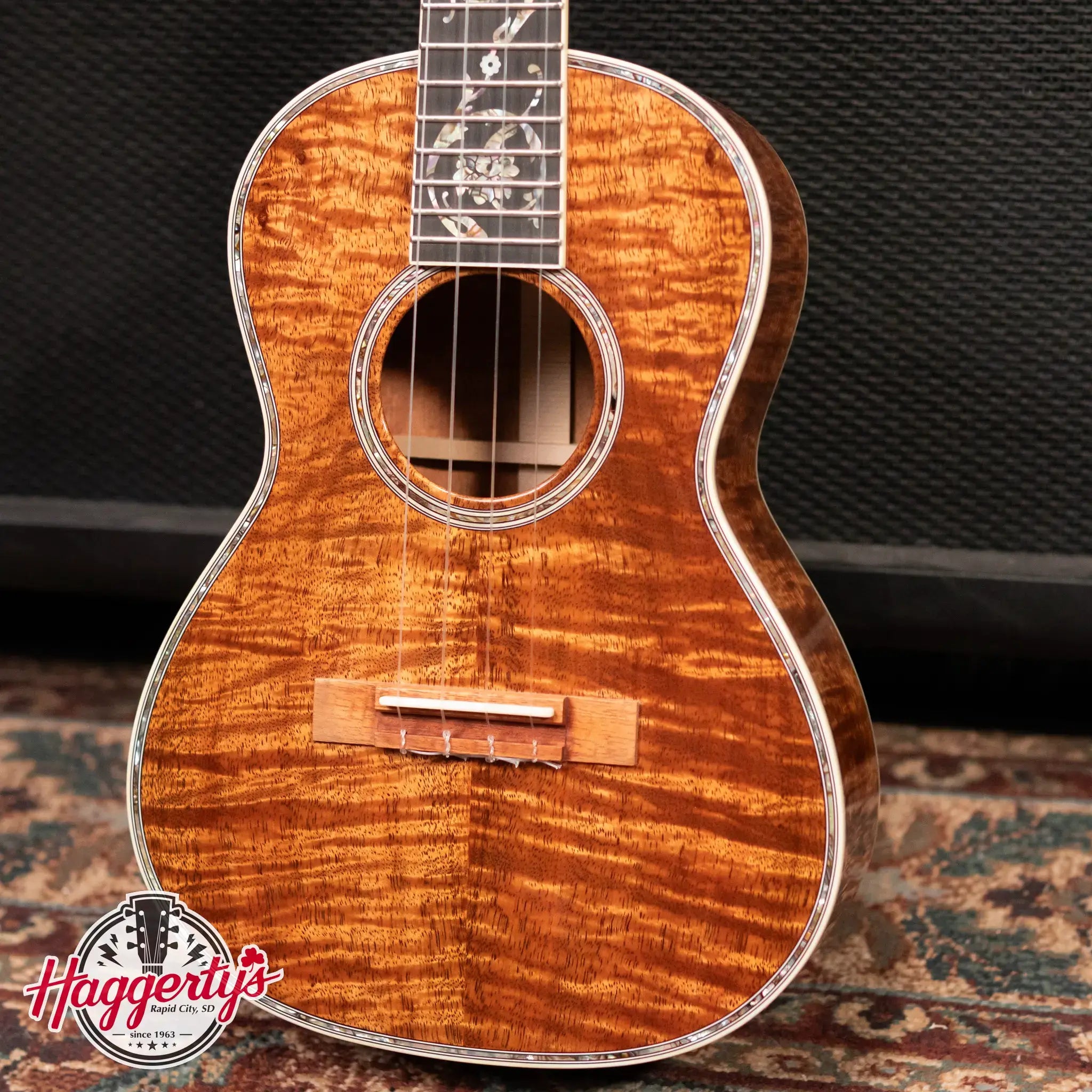 Martin Custom Shop Tenor Ukulele - Highly Flamed Koa with Hardshell Case