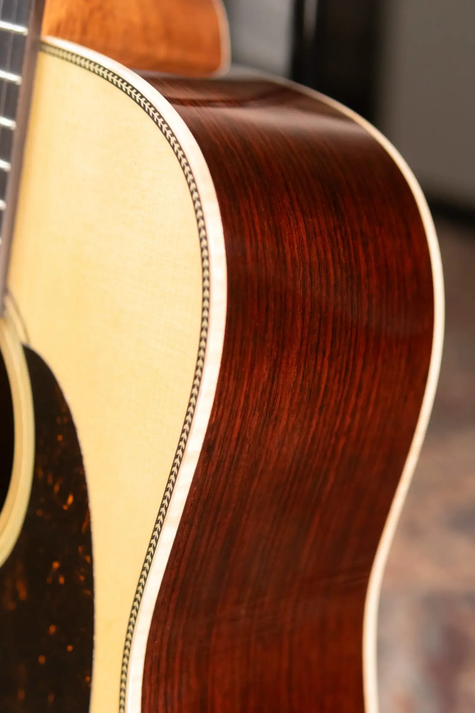 Martin Custom Style 28 D-14F Dreadnought Wild Grain East Indian Rosewood/Adirondack Spruce Acoustic with Hardshell Case - Used