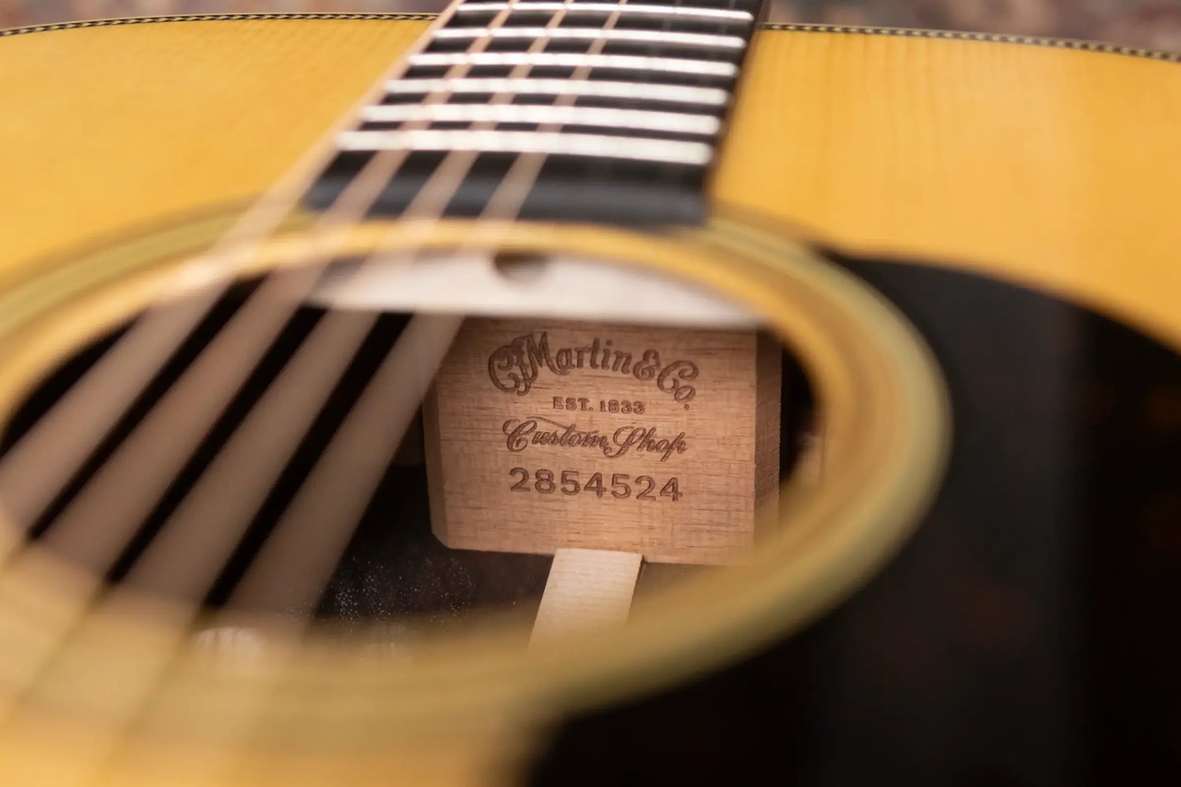 Martin Custom Style 28 D-14F Dreadnought Wild Grain East Indian Rosewood/Adirondack Spruce Acoustic with Hardshell Case - Used