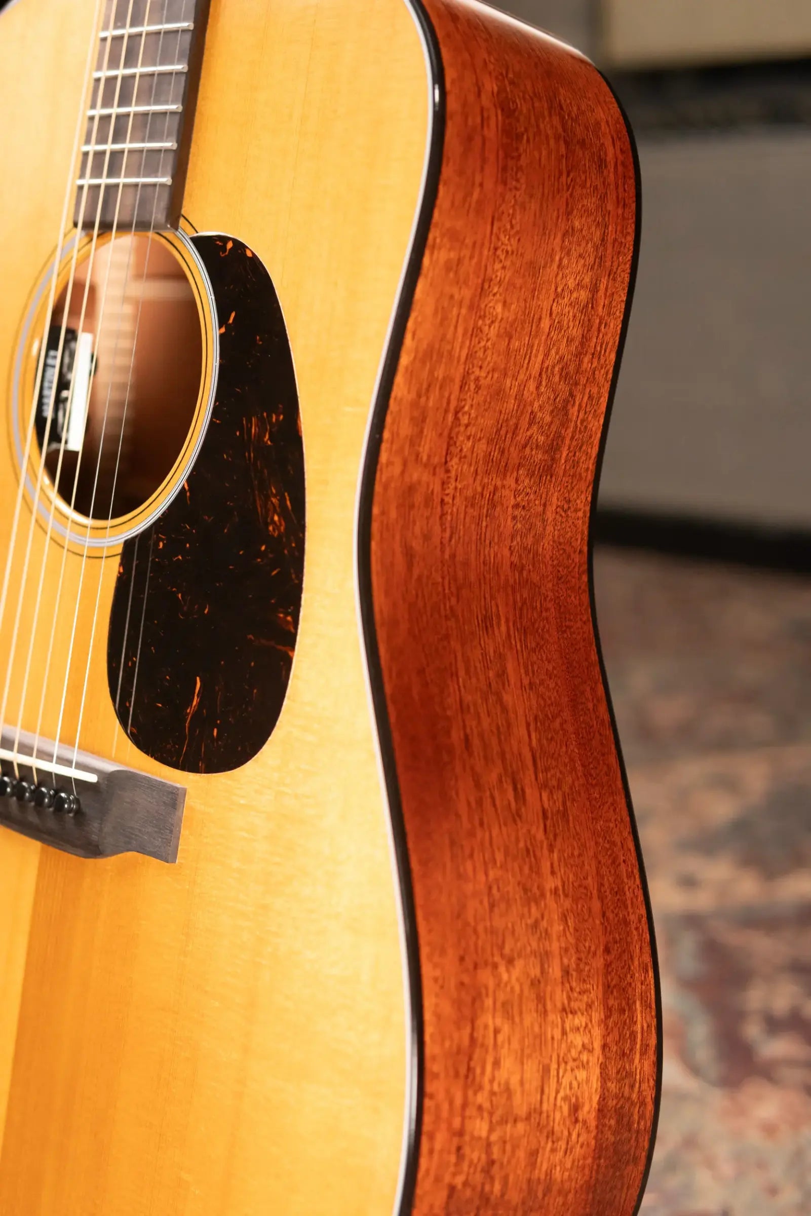 Martin DE Retro Plus Mahogany Acoustic/Electric Guitar with Gig Bag