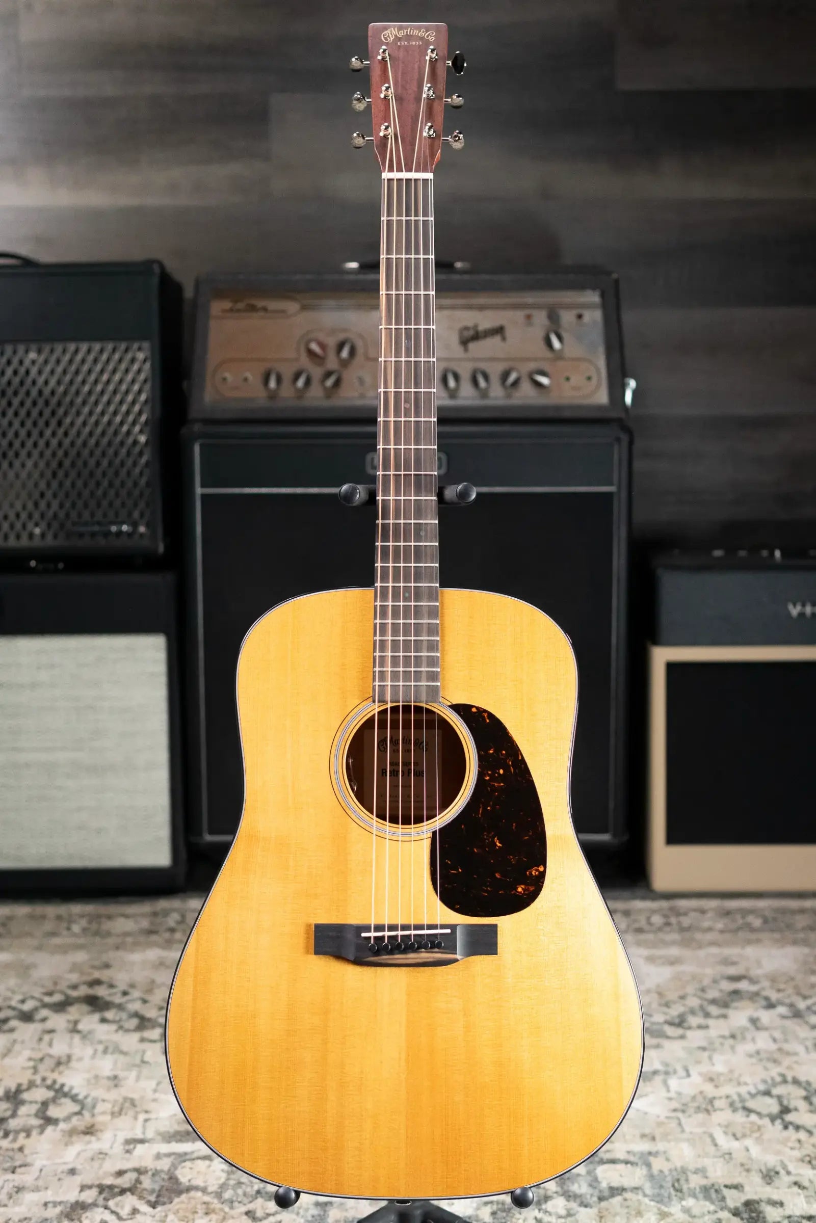 Martin DE Retro Plus Mahogany Acoustic/Electric Guitar with Gig Bag