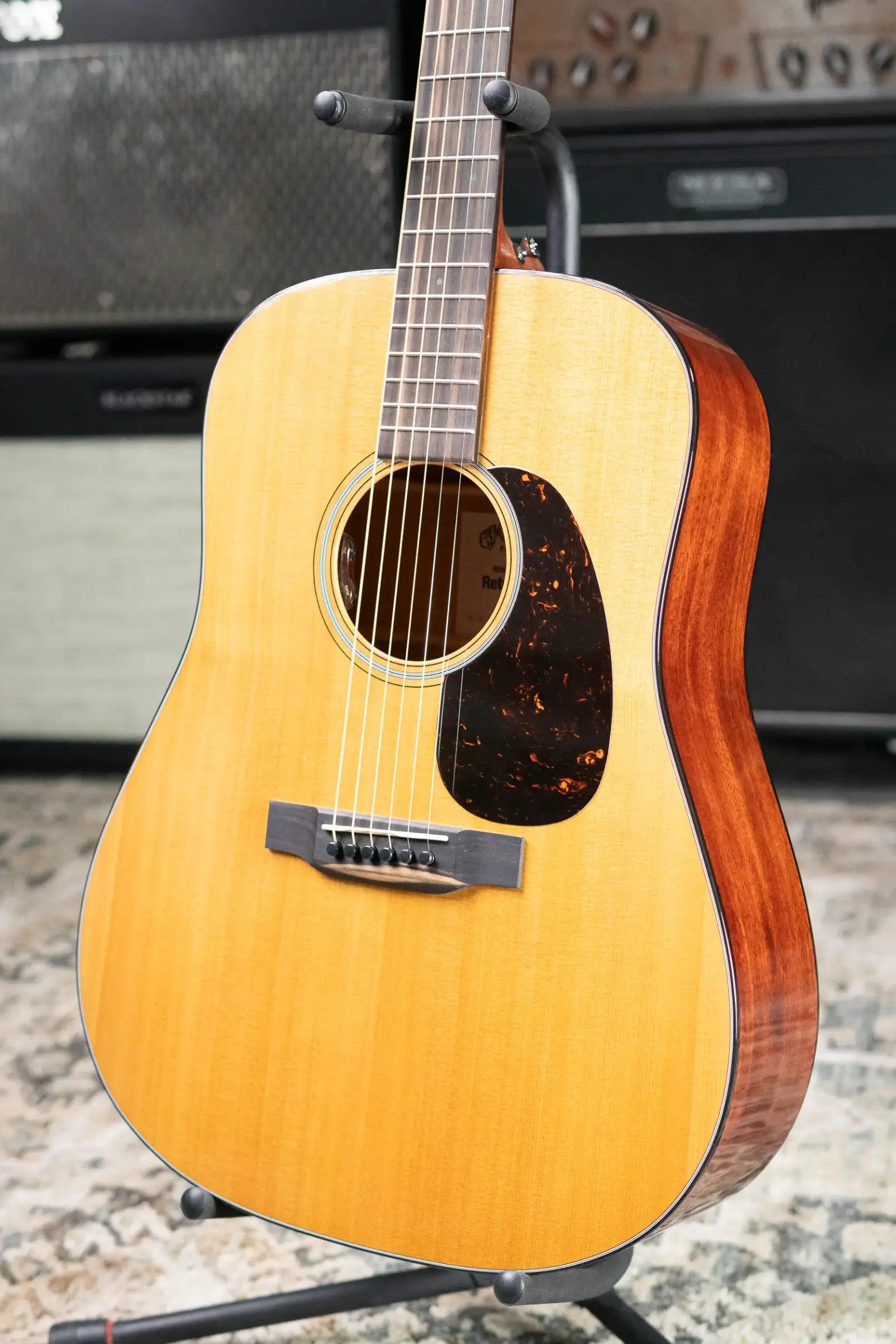 Martin DE Retro Plus Mahogany Acoustic/Electric Guitar with Gig Bag