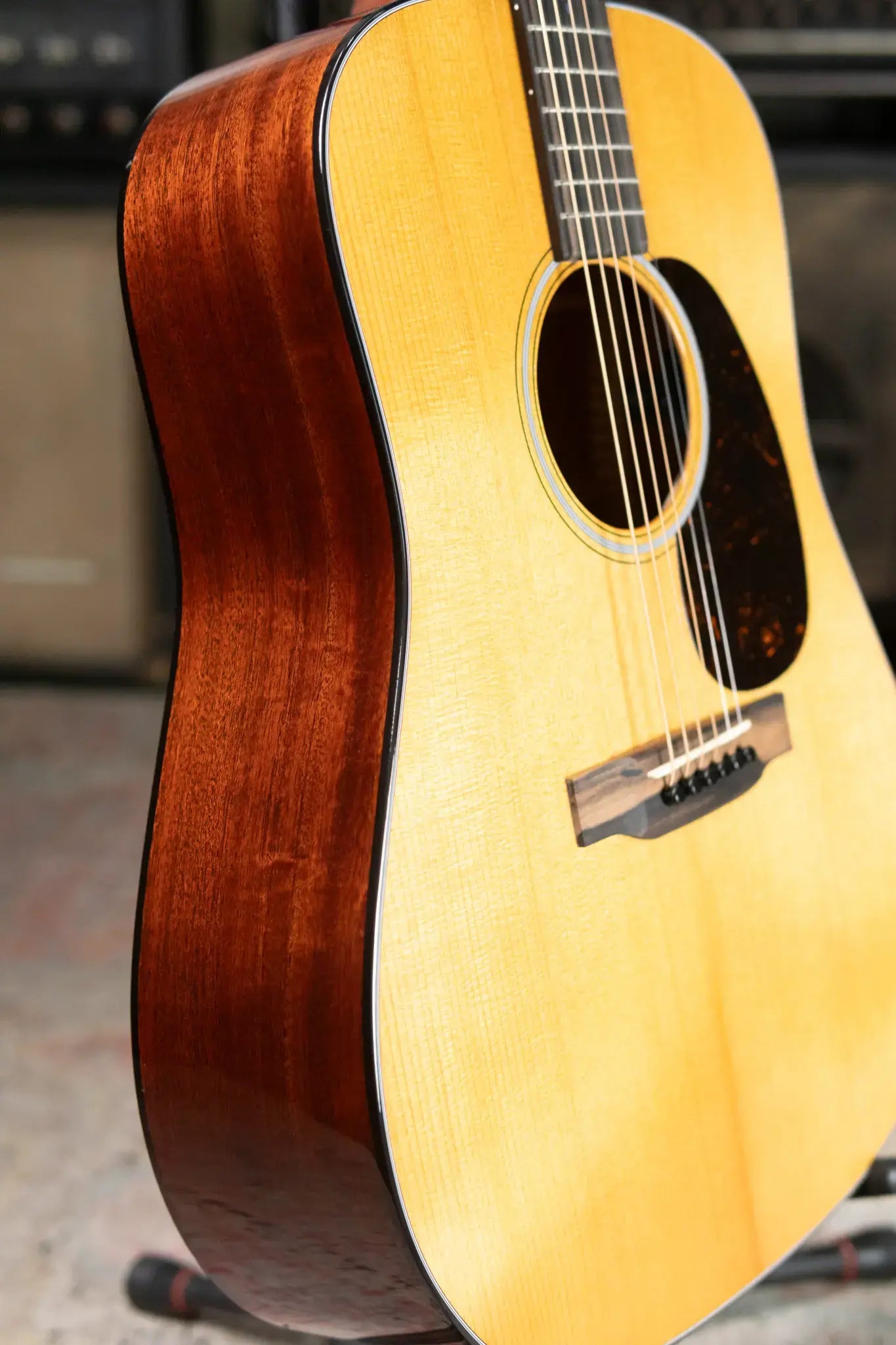 Martin DE Retro Plus Mahogany Dreadnought Acoustic Guitar with Gig Bag