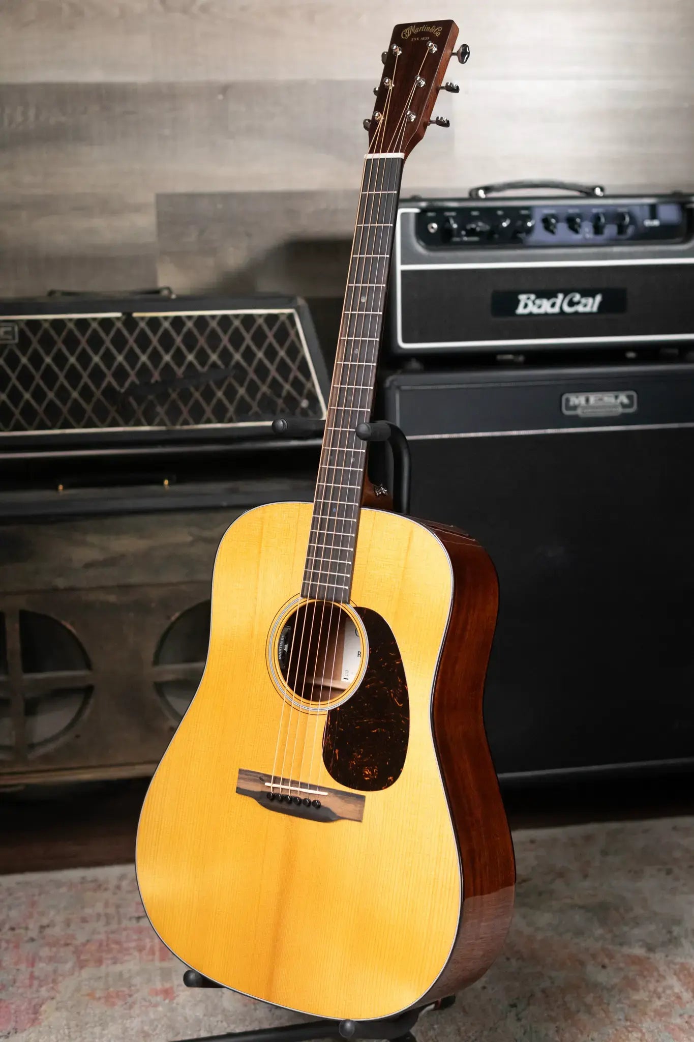 Martin DE Retro Plus Mahogany Dreadnought Acoustic Guitar with Gig Bag