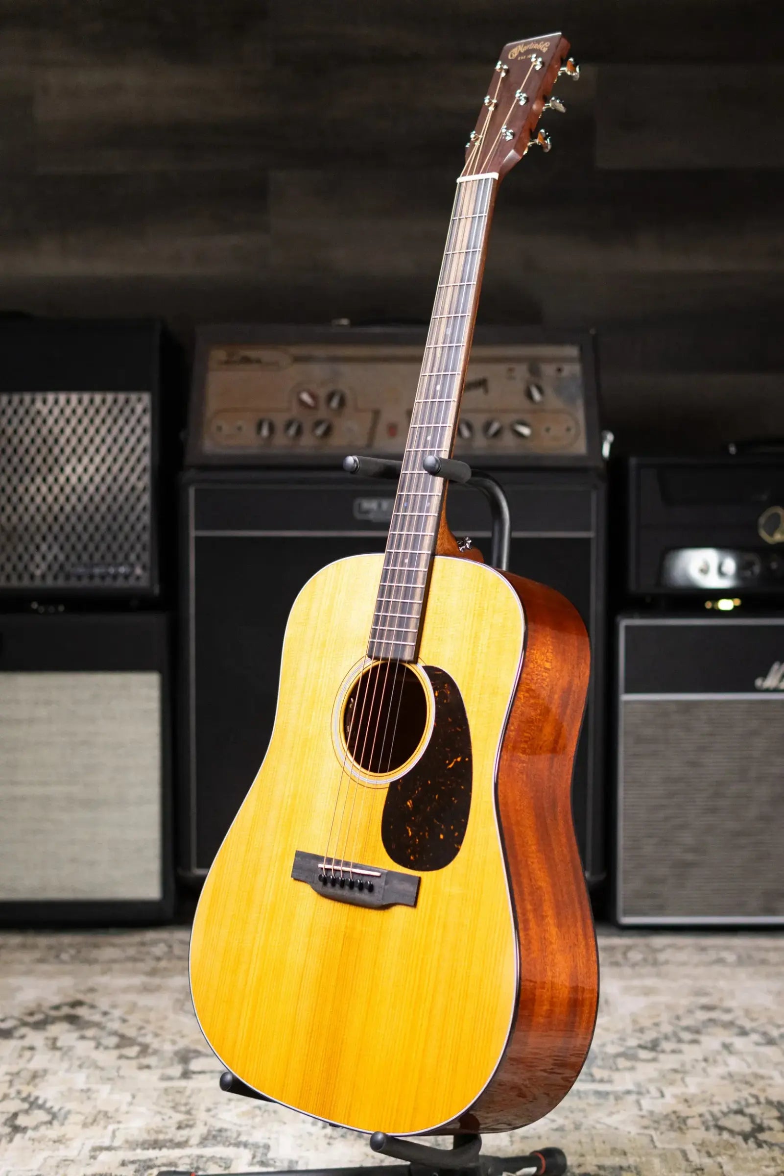 Martin DE Retro Plus Mahogany Road Series Acoustic/Electric Guitar with Gig Bag