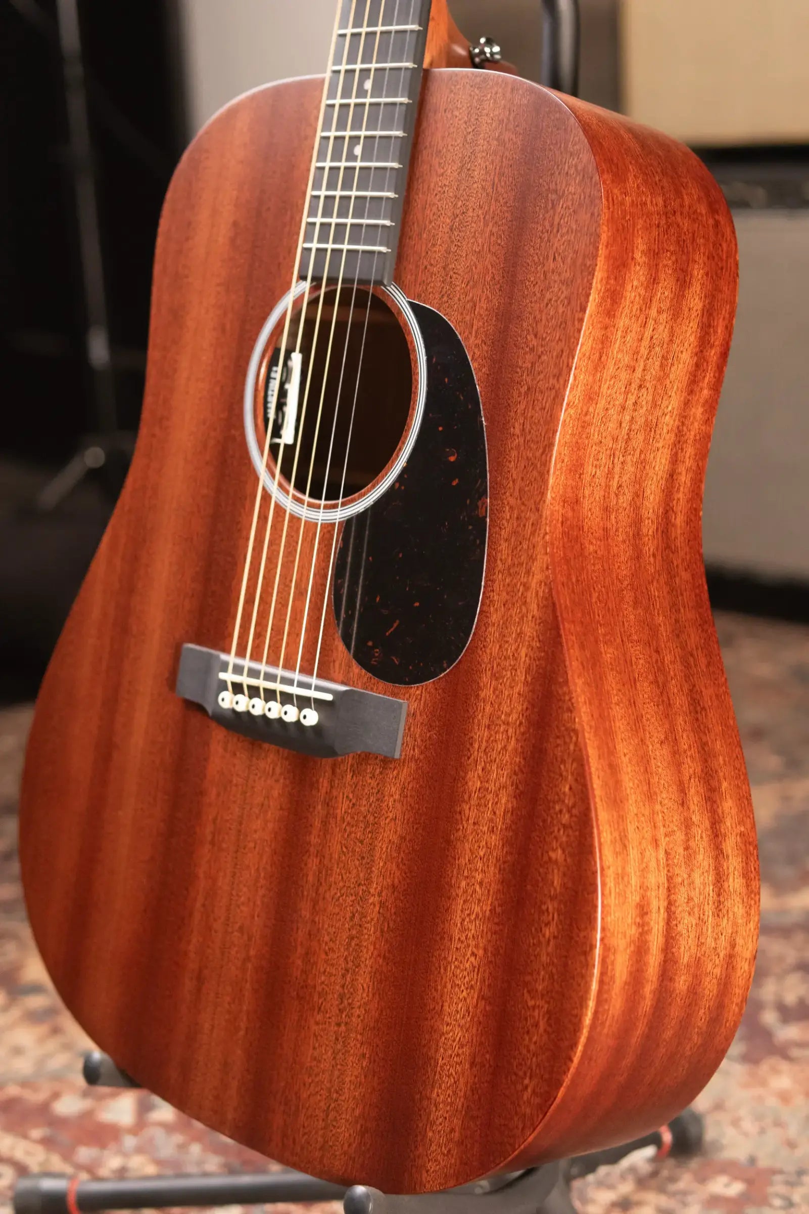 Martin D-10E Dreadnought Acoustic/Electric Guitar - Sapele Top with Gig Bag