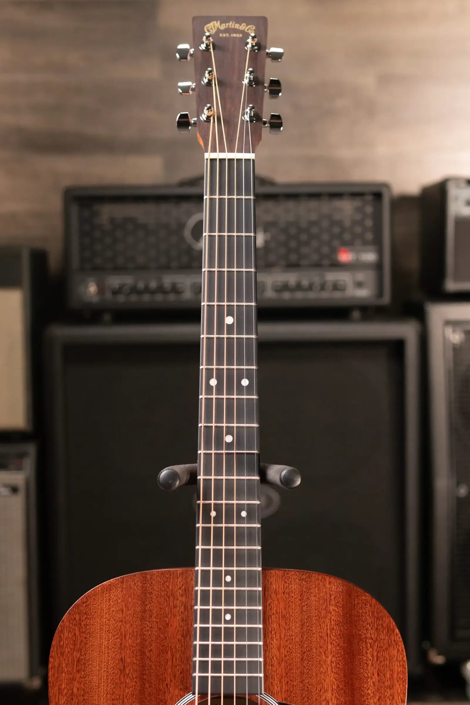 Martin D-10E Dreadnought Acoustic/Electric Guitar - Sapele Top with Gig Bag
