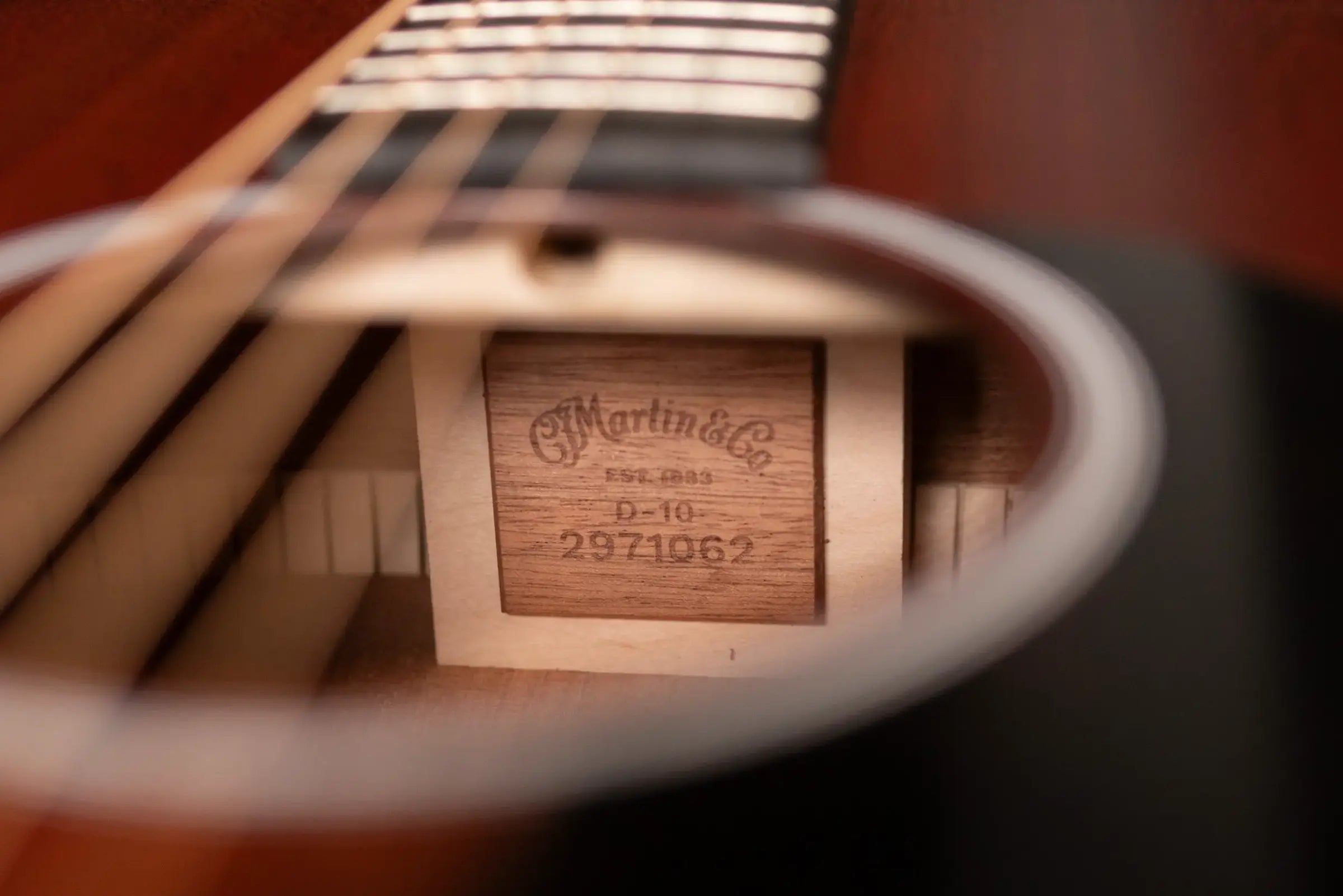 Martin D-10E Dreadnought Acoustic/Electric Guitar - Sapele Top with Gig Bag