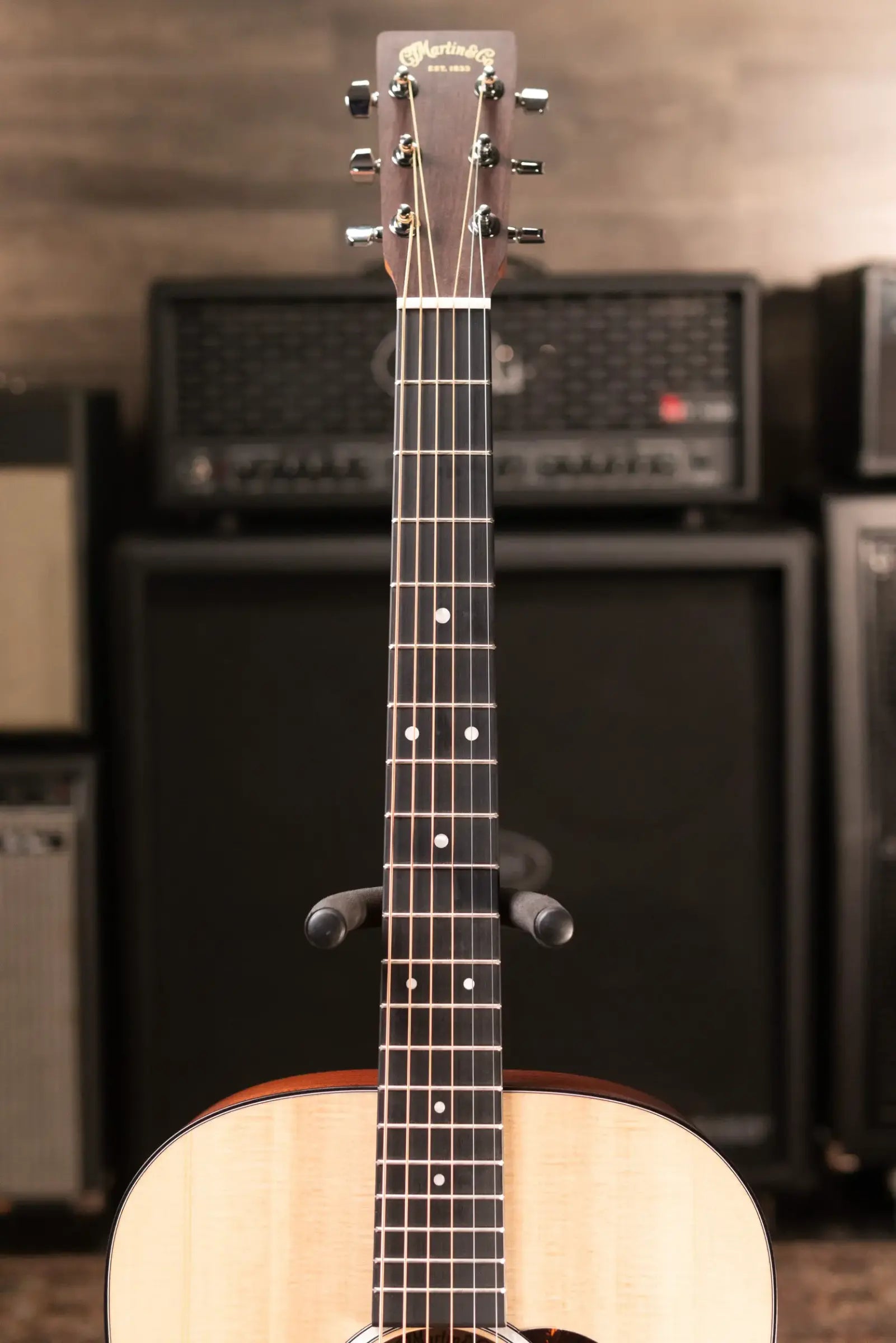 Martin D-10E Dreadnought Acoustic/Electric Guitar - Sitka Spruce/Sapele with Gig Bag