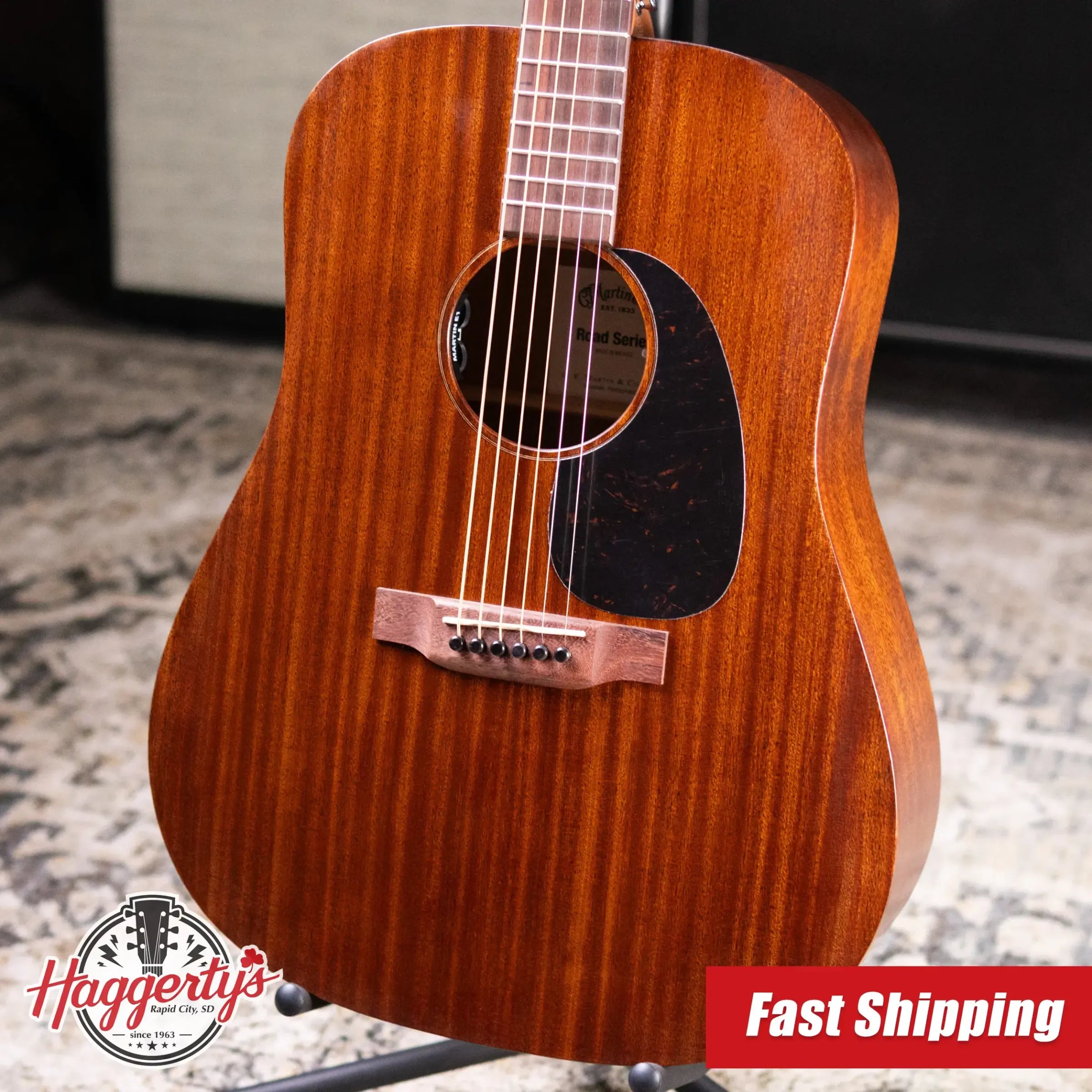 Martin D-10E Retro Sapele Acoustic/Electric Guitar with Gig Bag