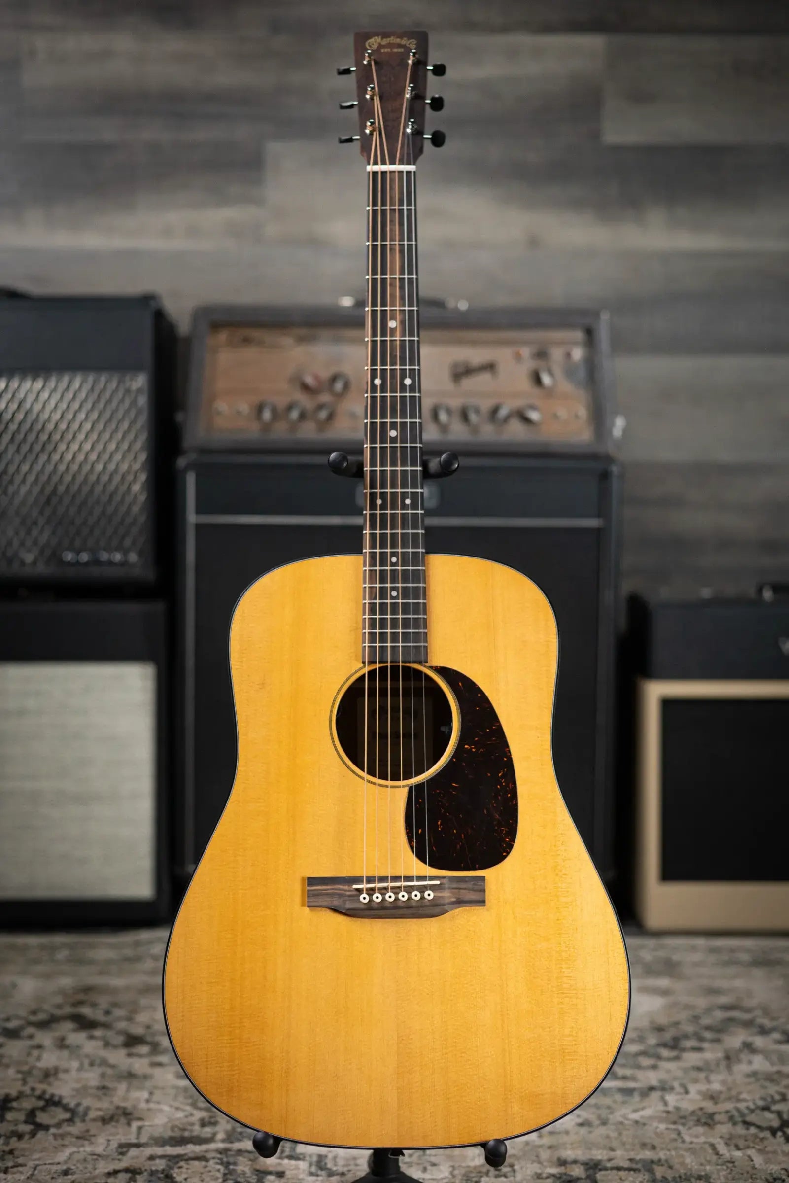 Martin D-10 E Retro Dreadnought Electric/Acoustic Guitar - Spruce with Gig Bag