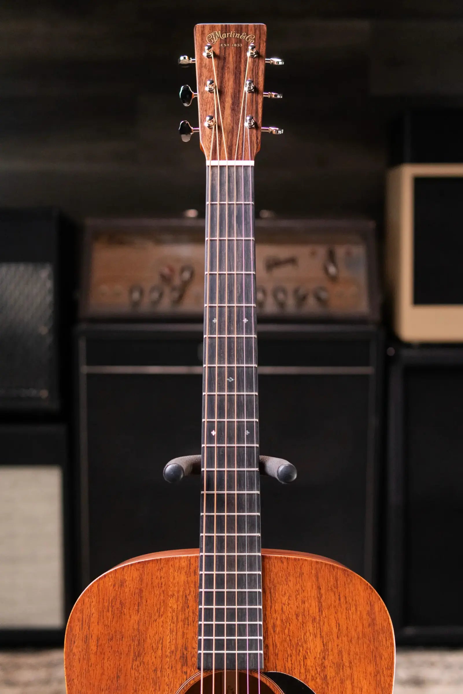 Martin D-17 Dreadnought Acoustic Guitar - Dark Mahogany with Hardshell Case