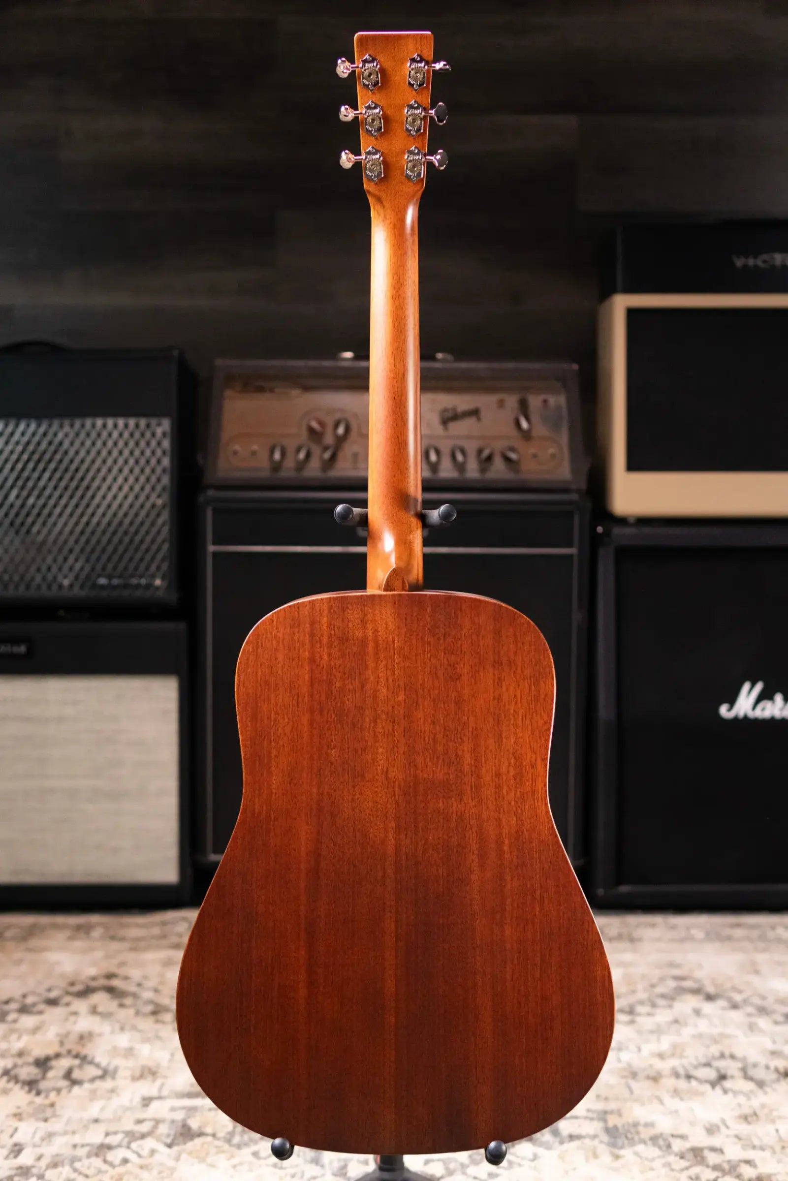 Martin D-17 Dreadnought Acoustic Guitar - Dark Mahogany with Hardshell Case
