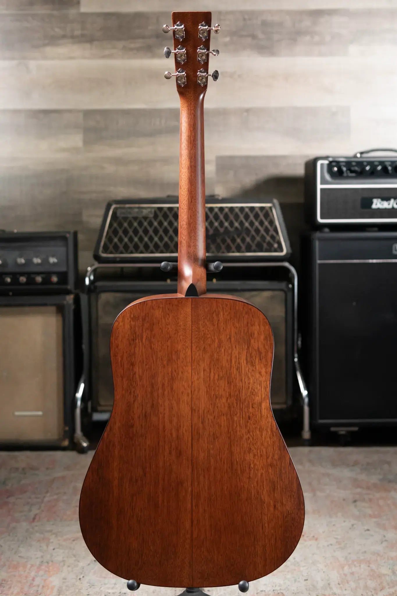 Martin D-18 Satin Dreadnought Acoustic - Amberburst with Hardshell Case