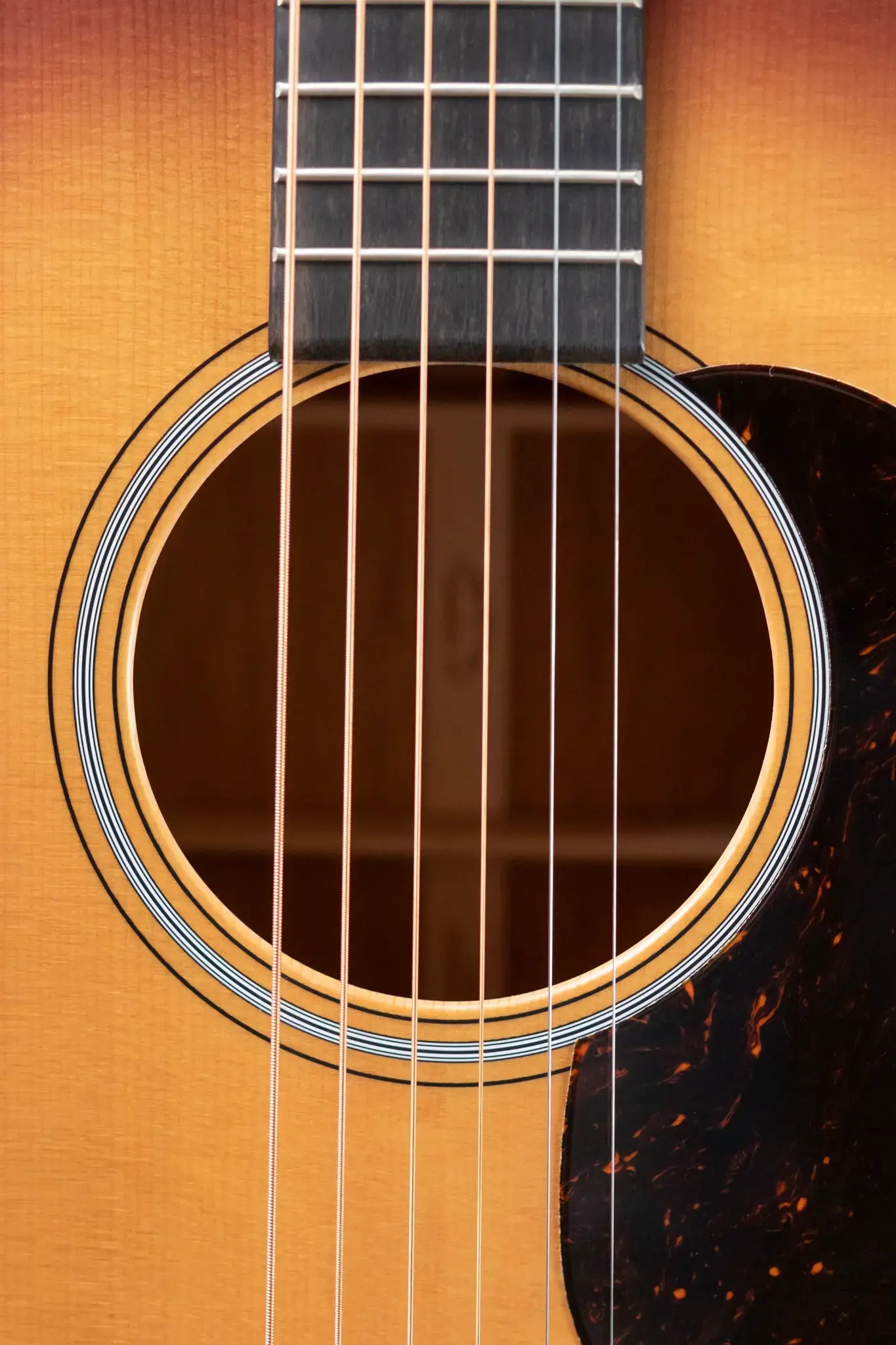 Martin D-18 Satin Dreadnought Acoustic - Amberburst with Hardshell Case