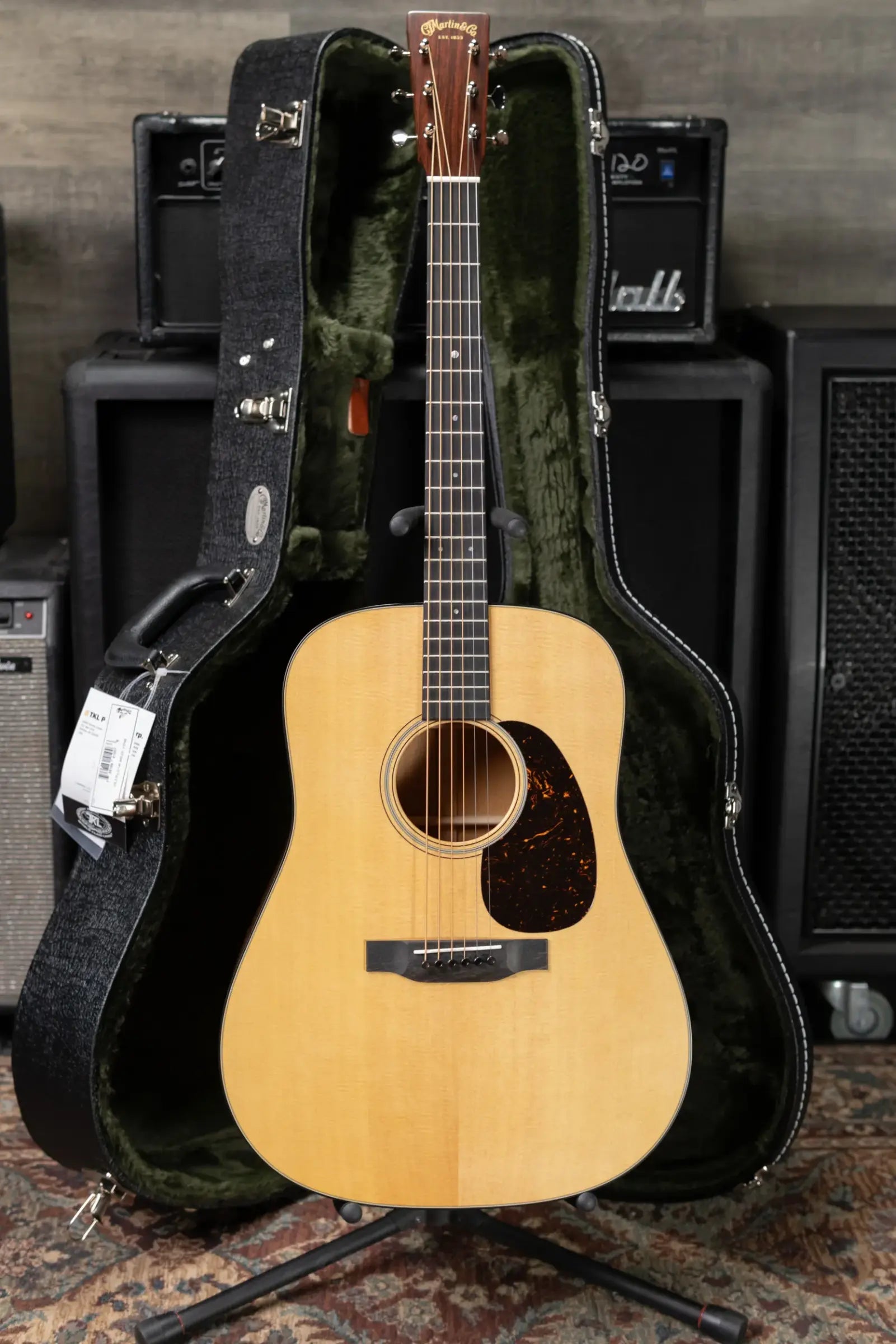 Martin D-18 Satin Standard Series Acoustic Guitar with Hardshell Case