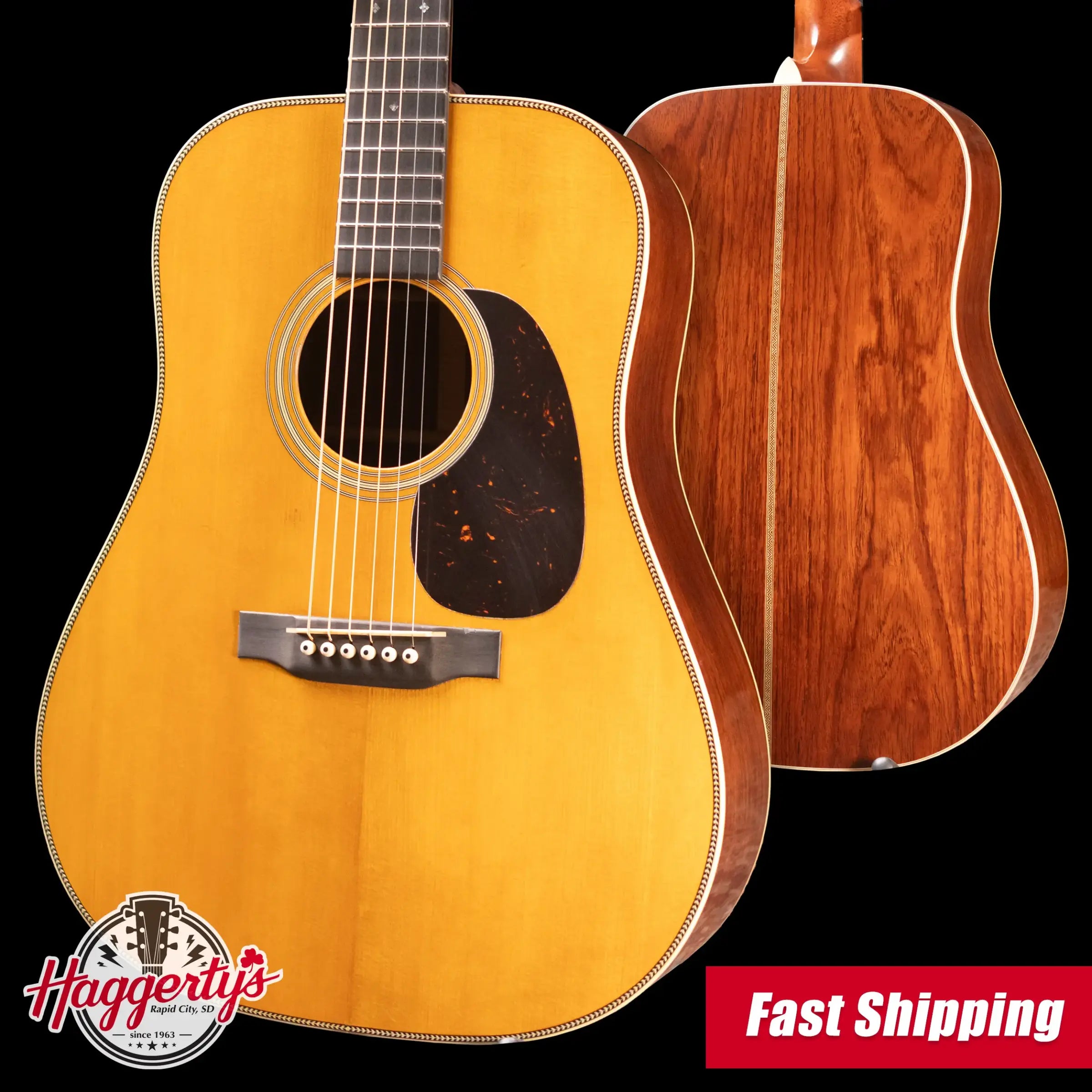 Martin D-28 Authentic 1937 Aged Acoustic Guitar with Hardshell Case