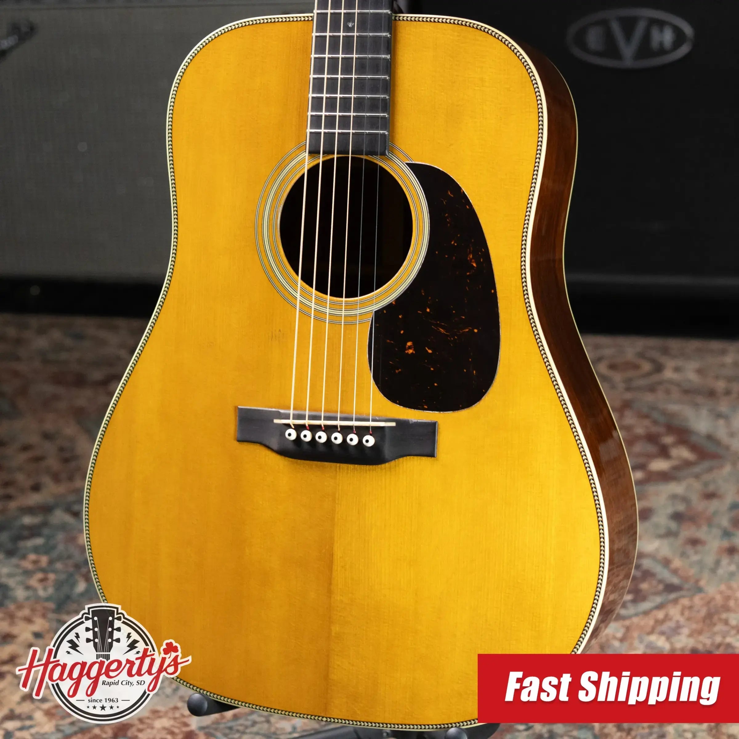 Martin D-28 Authentic 1937 Aged Acoustic Guitar with Hardshell Case - Floor Model Demo