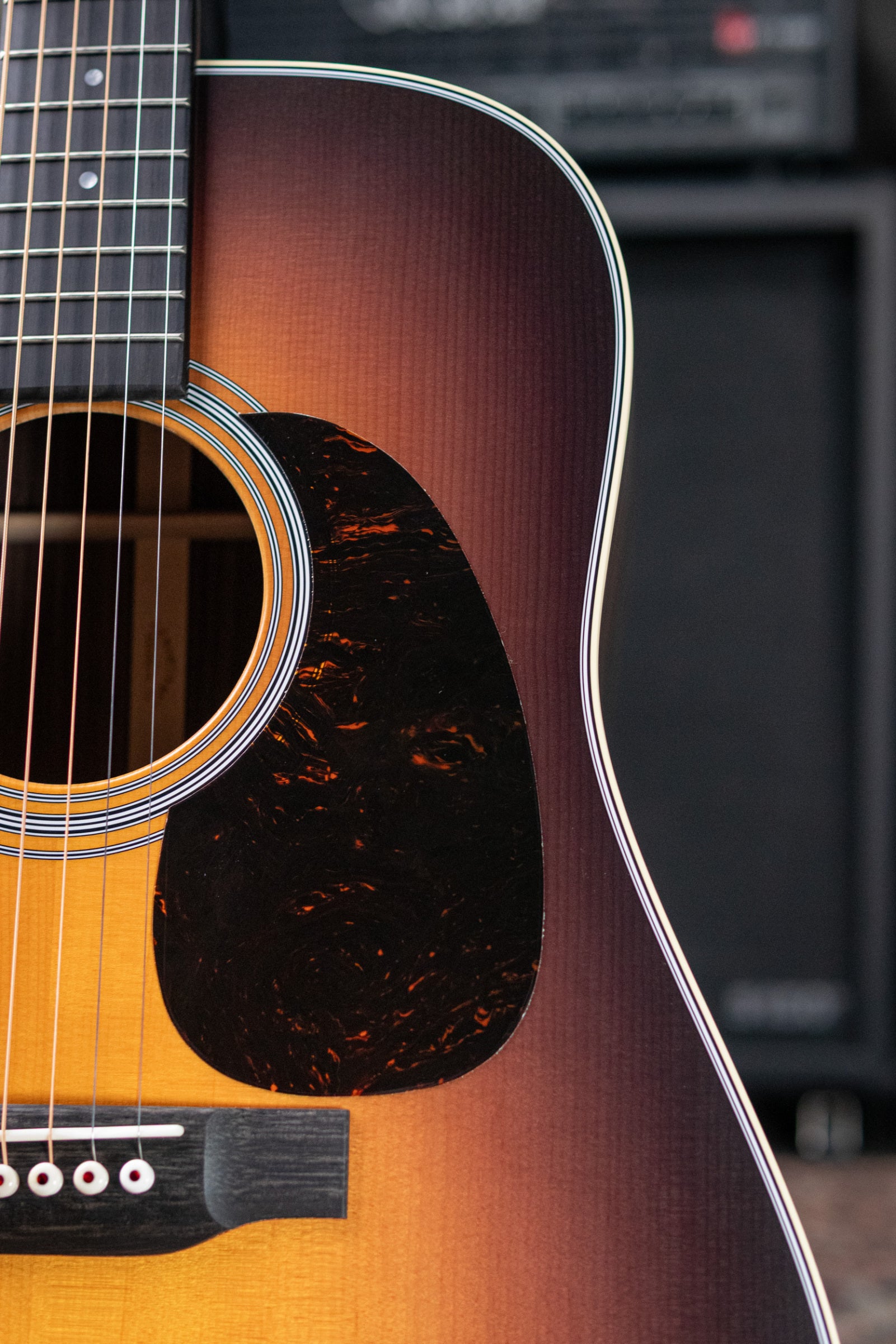 Martin D-28 Satin Dreadnought Acoustic Guitar - 1935 Sunburst with Hardshell Case