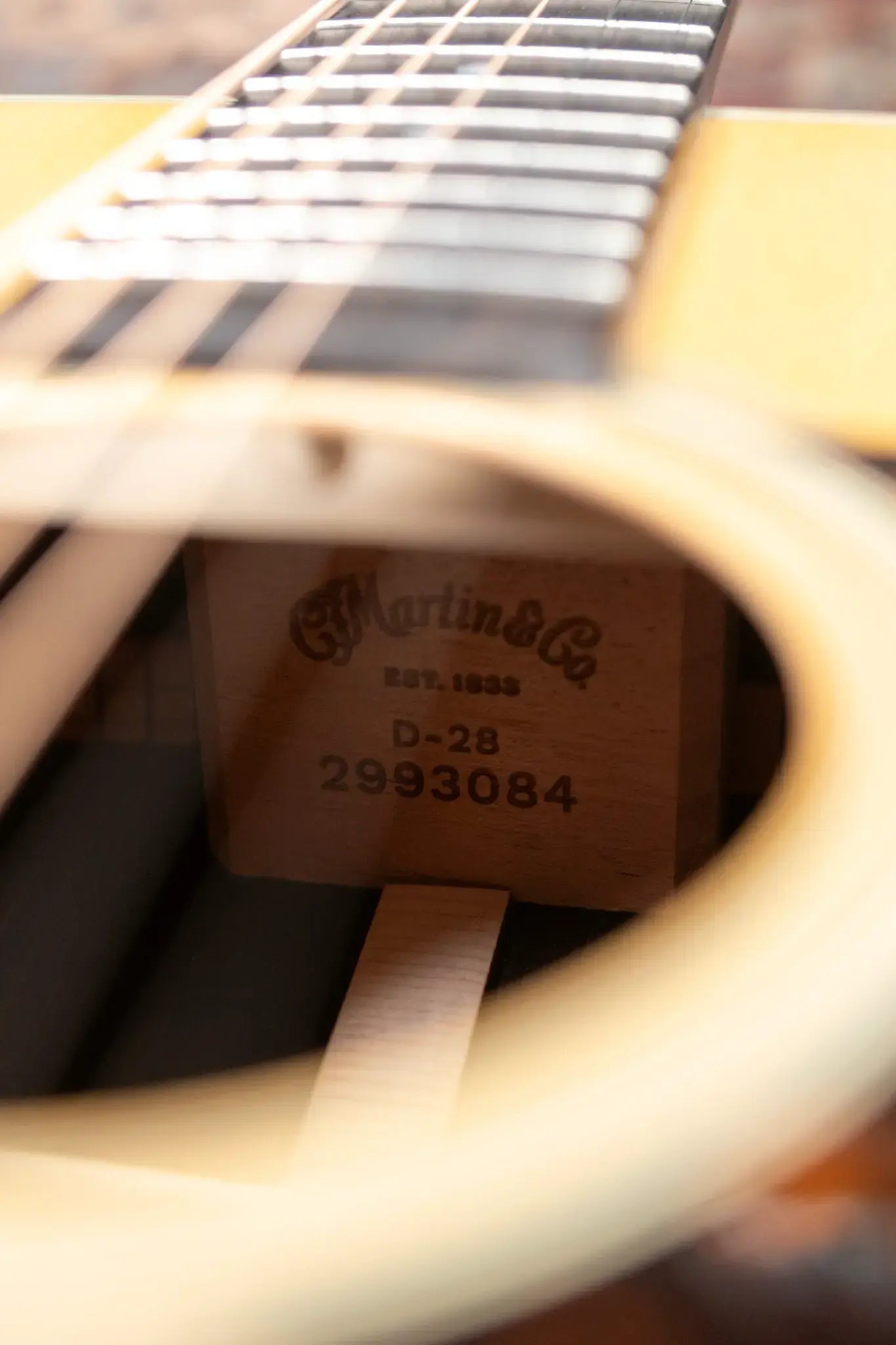 Martin D-28 Dreadnought Acoustic Guitar with Hardshell Case