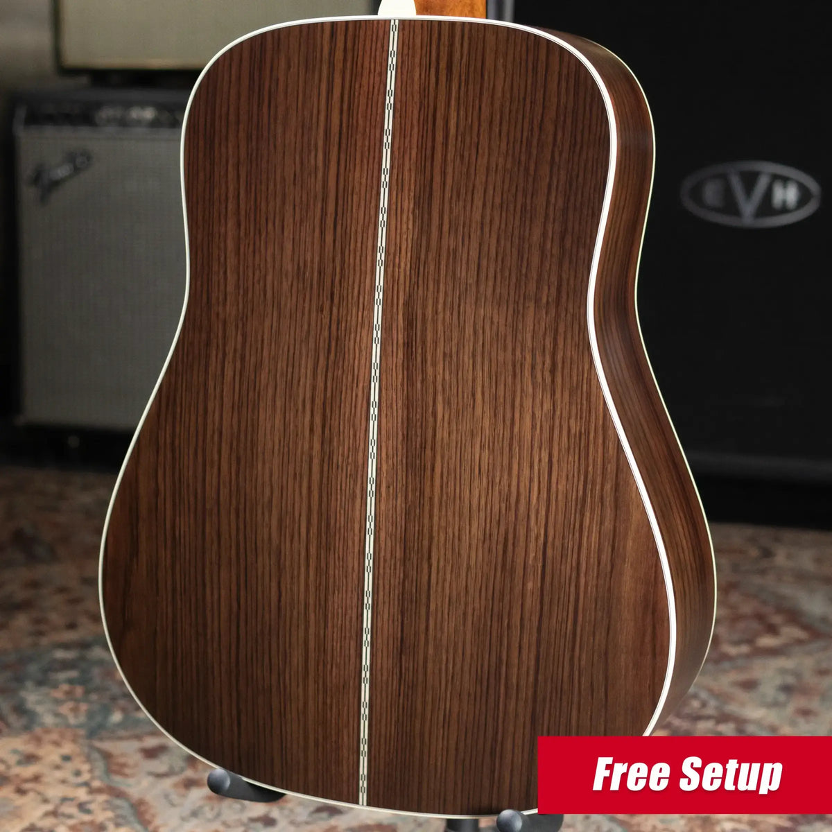 Martin D-28 Satin Dreadnought Acoustic Guitar - 1935 Sunburst with Hardshell Case