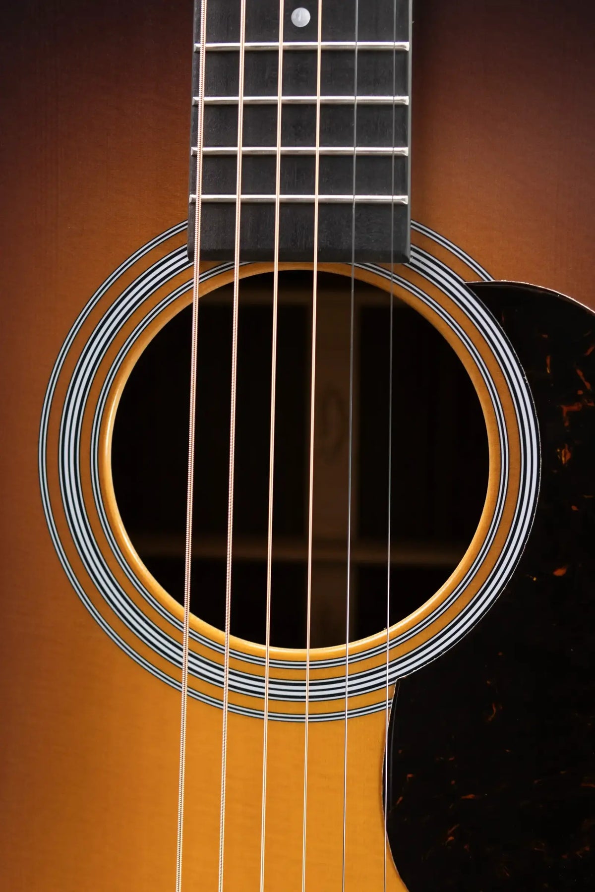 Martin D-28 Satin Dreadnought Acoustic Guitar - 1935 Sunburst with Hardshell Case