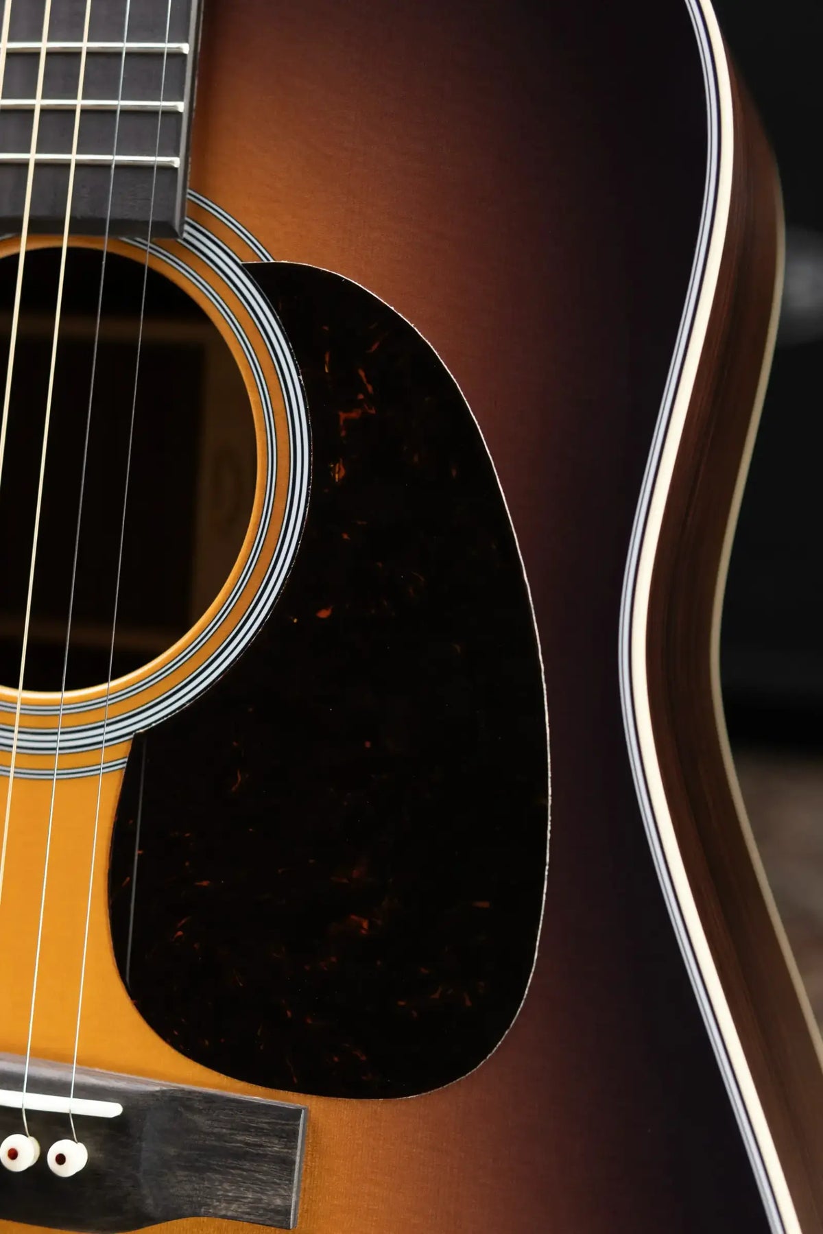 Martin D-28 Satin Dreadnought Acoustic Guitar - 1935 Sunburst with Hardshell Case