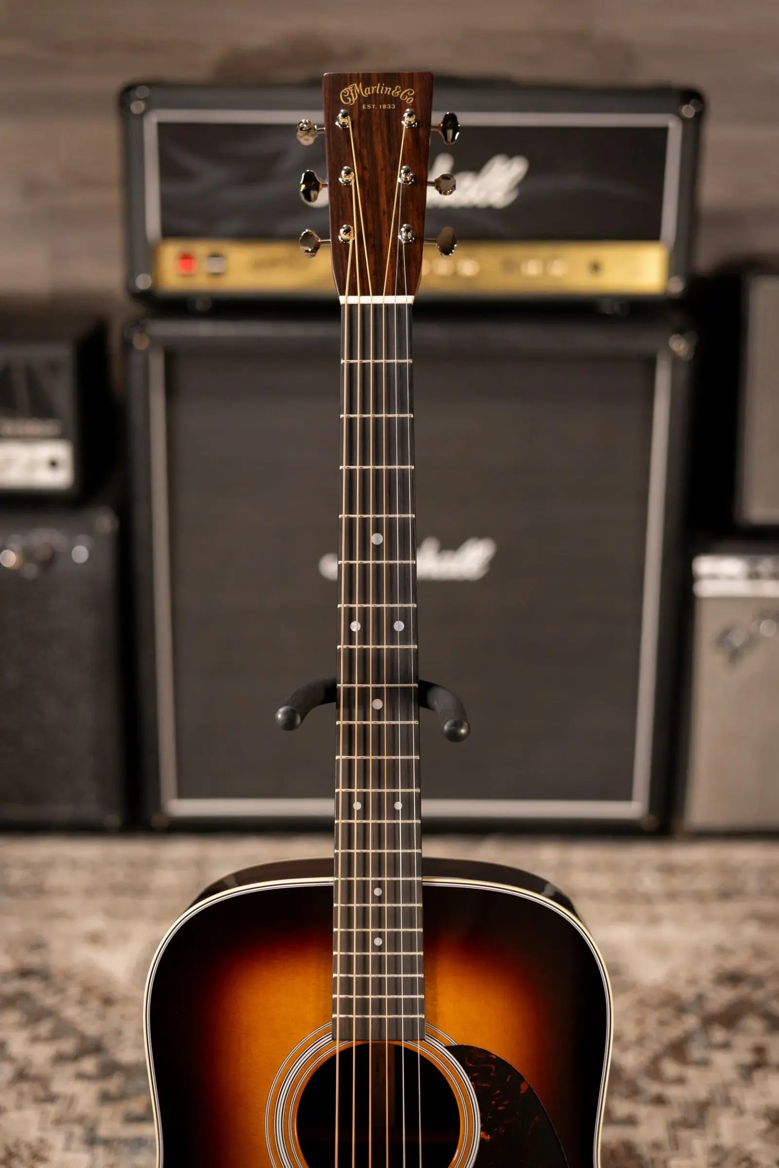 Martin D-28 Standard Series Dreadnought Acoustic Guitar - Gloss 1935 Sunburst with Hardshell Case