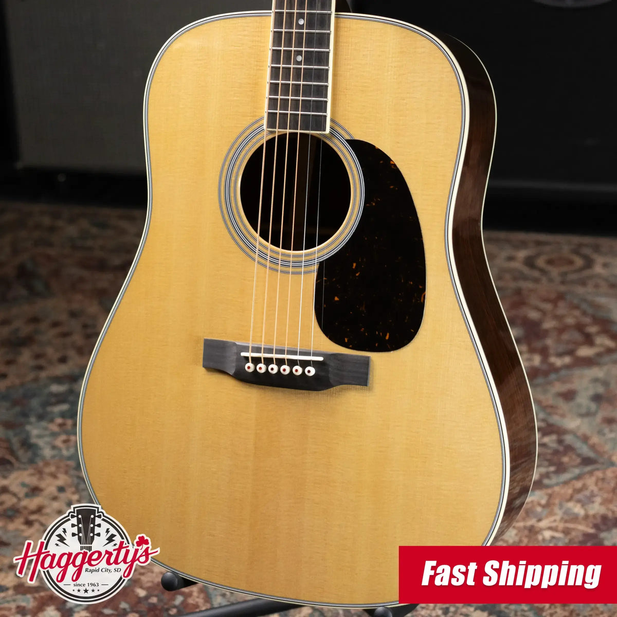Martin D-35 Standard Series Acoustic Guitar - Natural with Hardshell Case