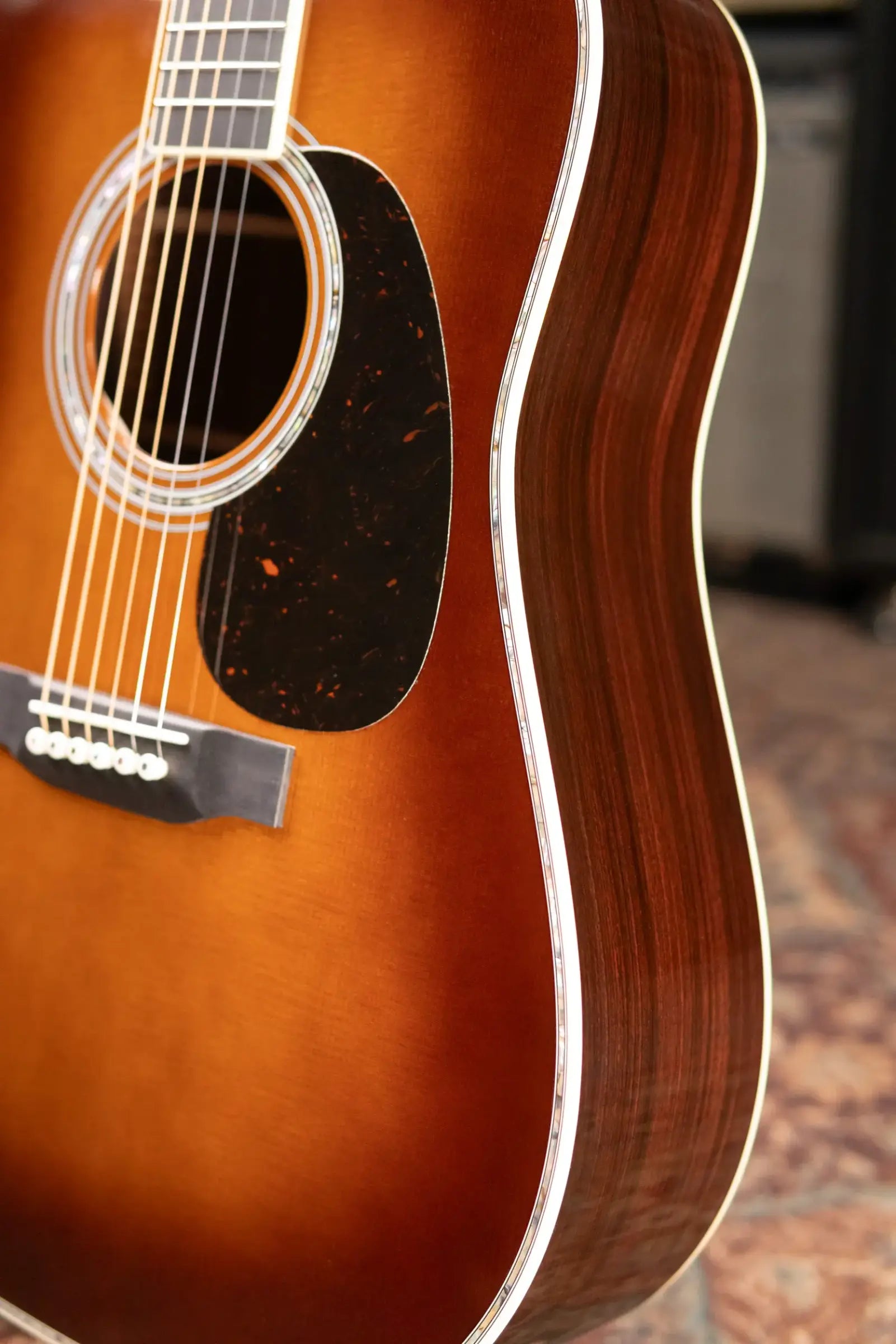 Martin D-41 Dreadnought Acoustic Guitar - 1933 Ambertone with Hardshell Case - Demo