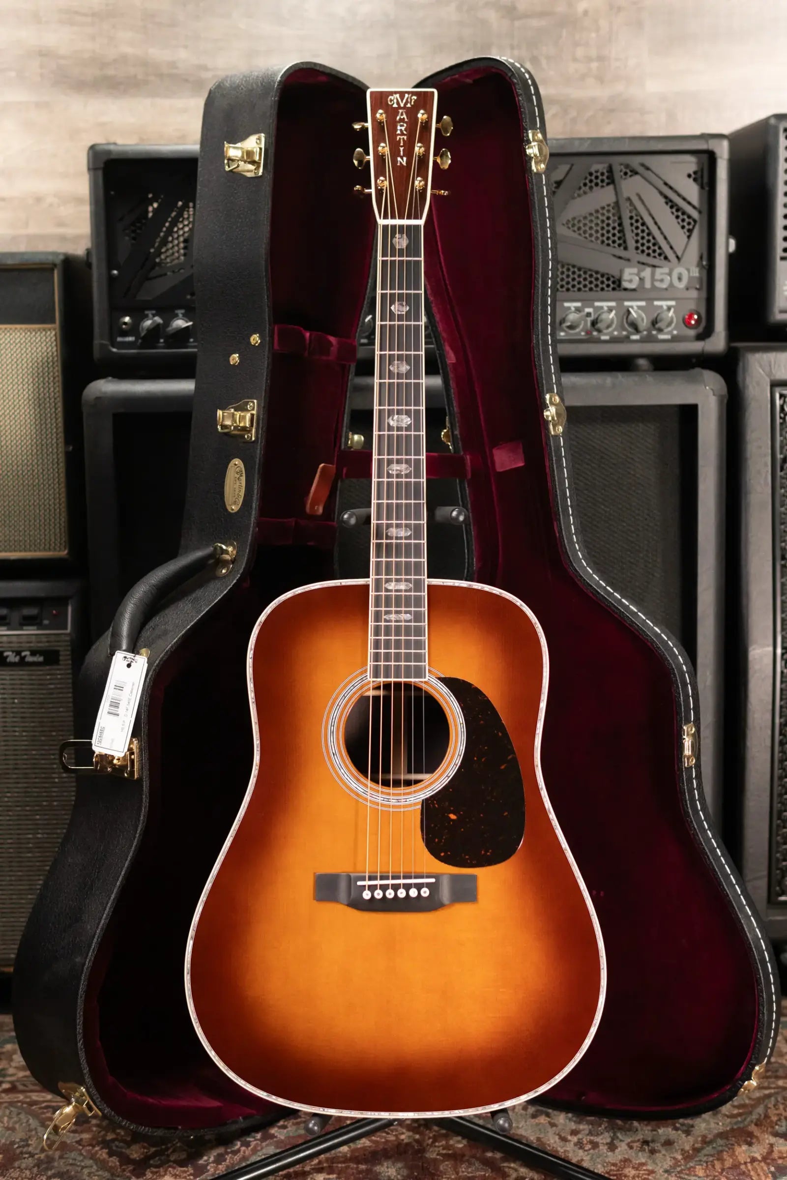 Martin D-41 Dreadnought Acoustic Guitar - 1933 Ambertone with Hardshell Case - Demo