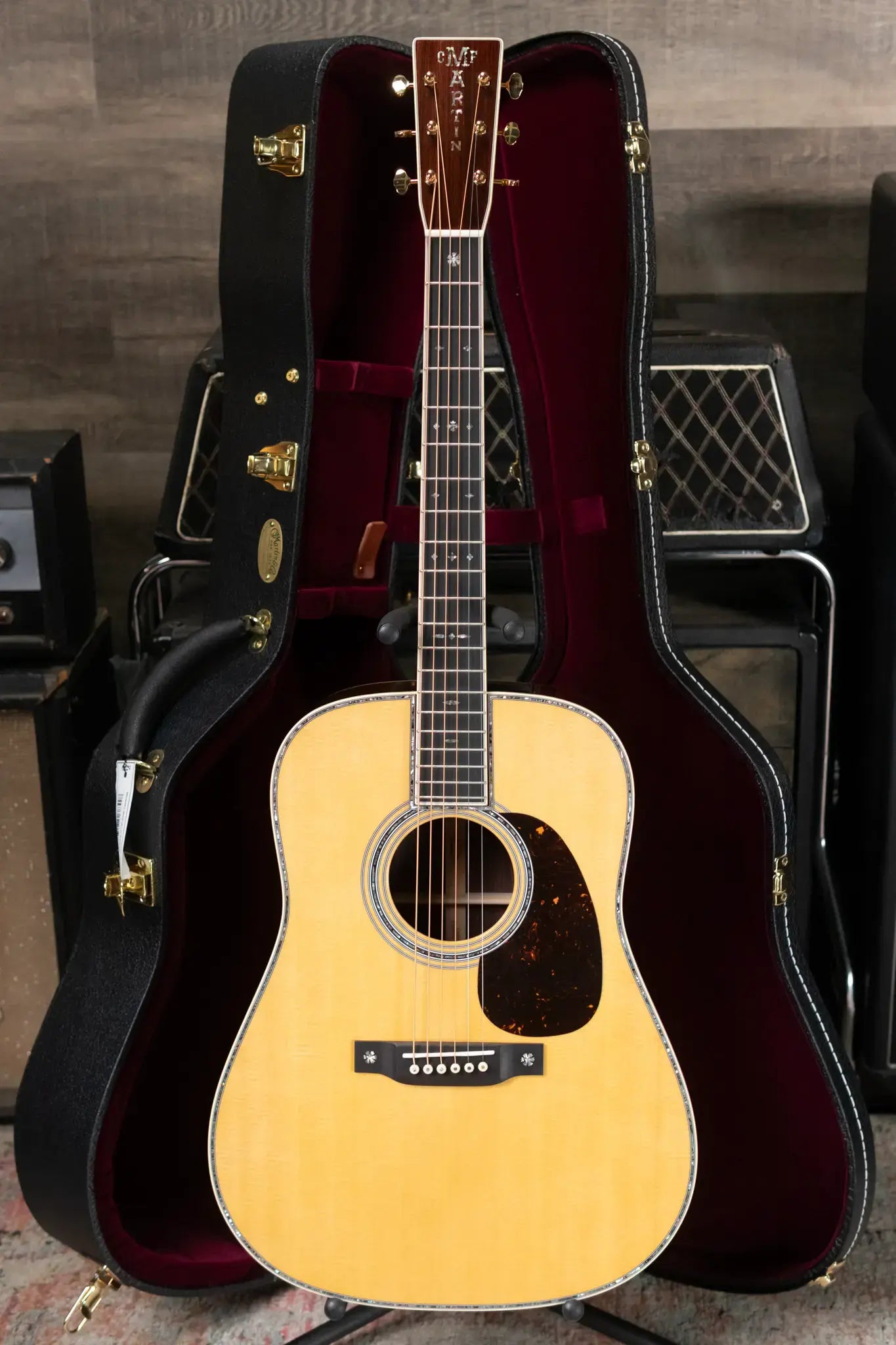 Martin D-42 Acoustic Guitar - Natural with Hardshell Case